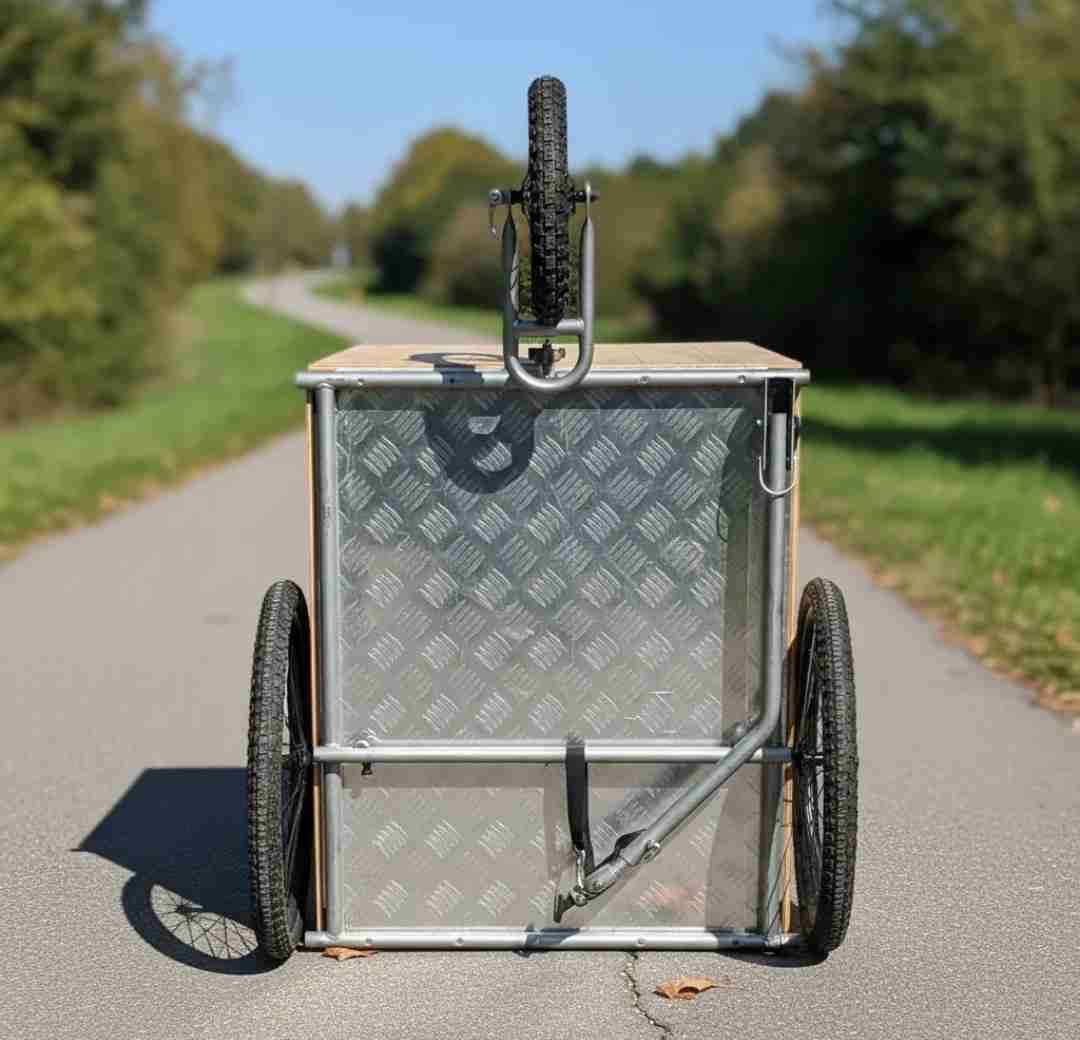 Remolque de bicicleta con caja - miniatura 4