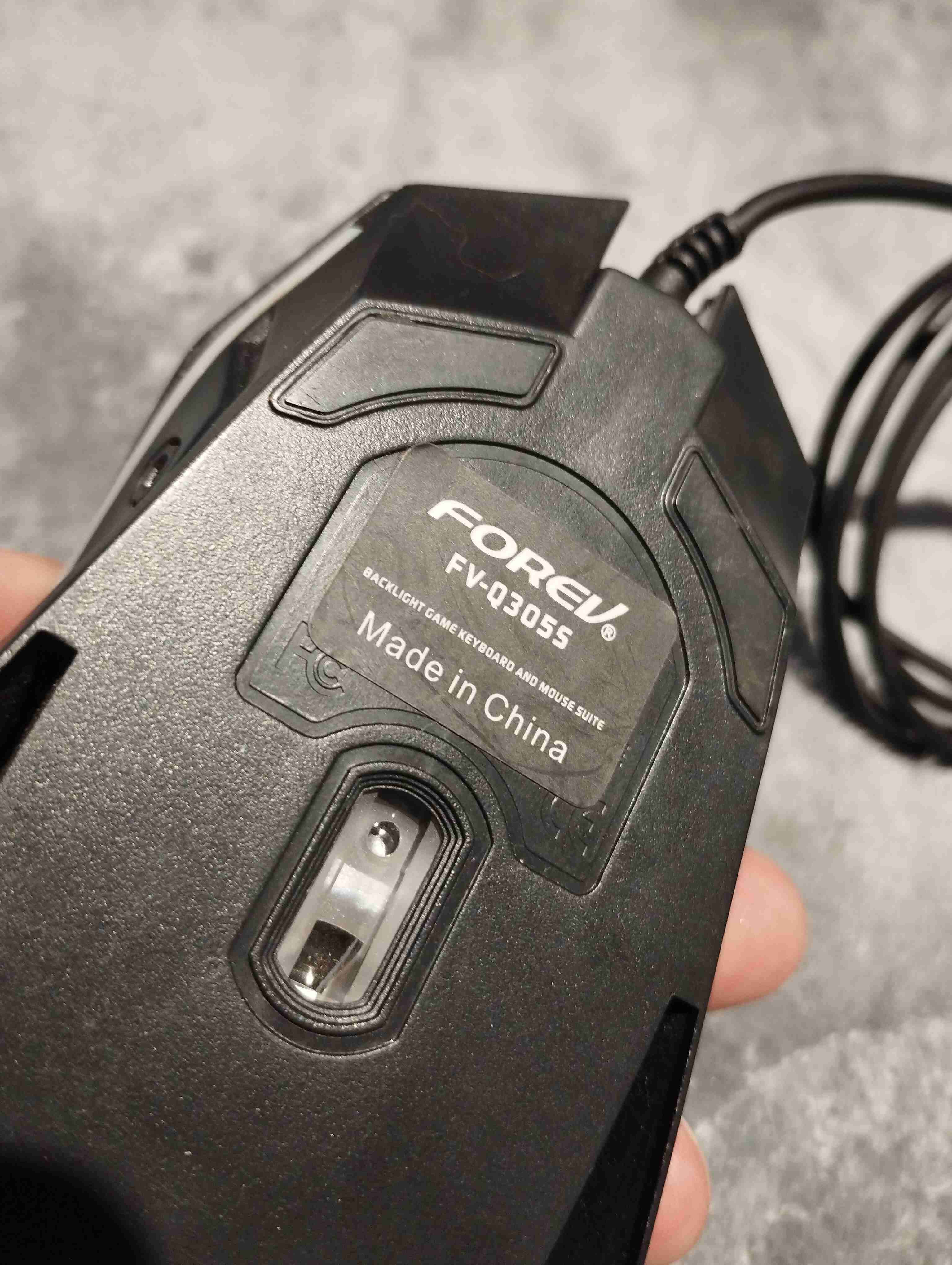 Mouse gamer Forev negro - miniatura 2