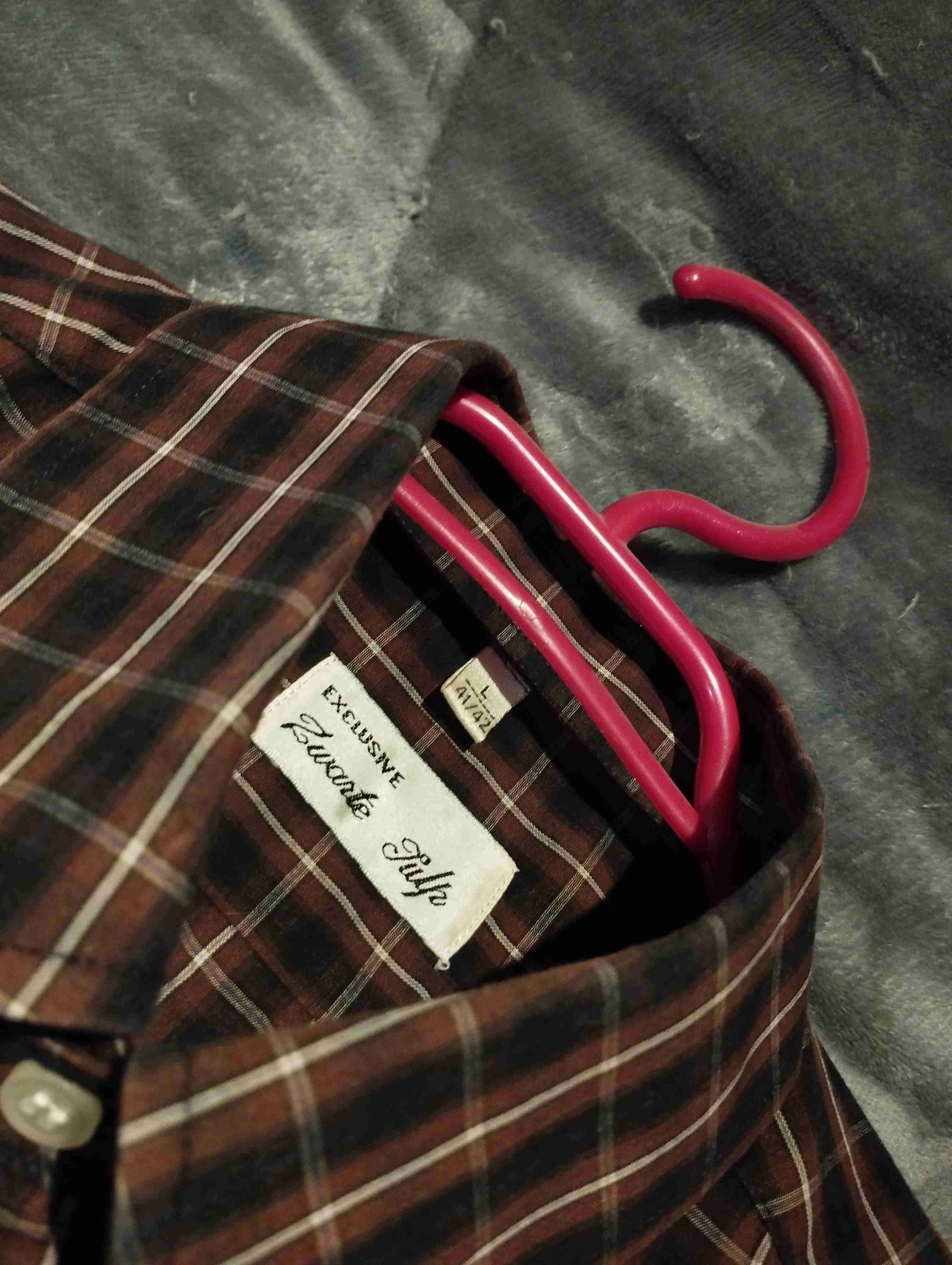 Camisa a cuadros marrón - miniatura 2