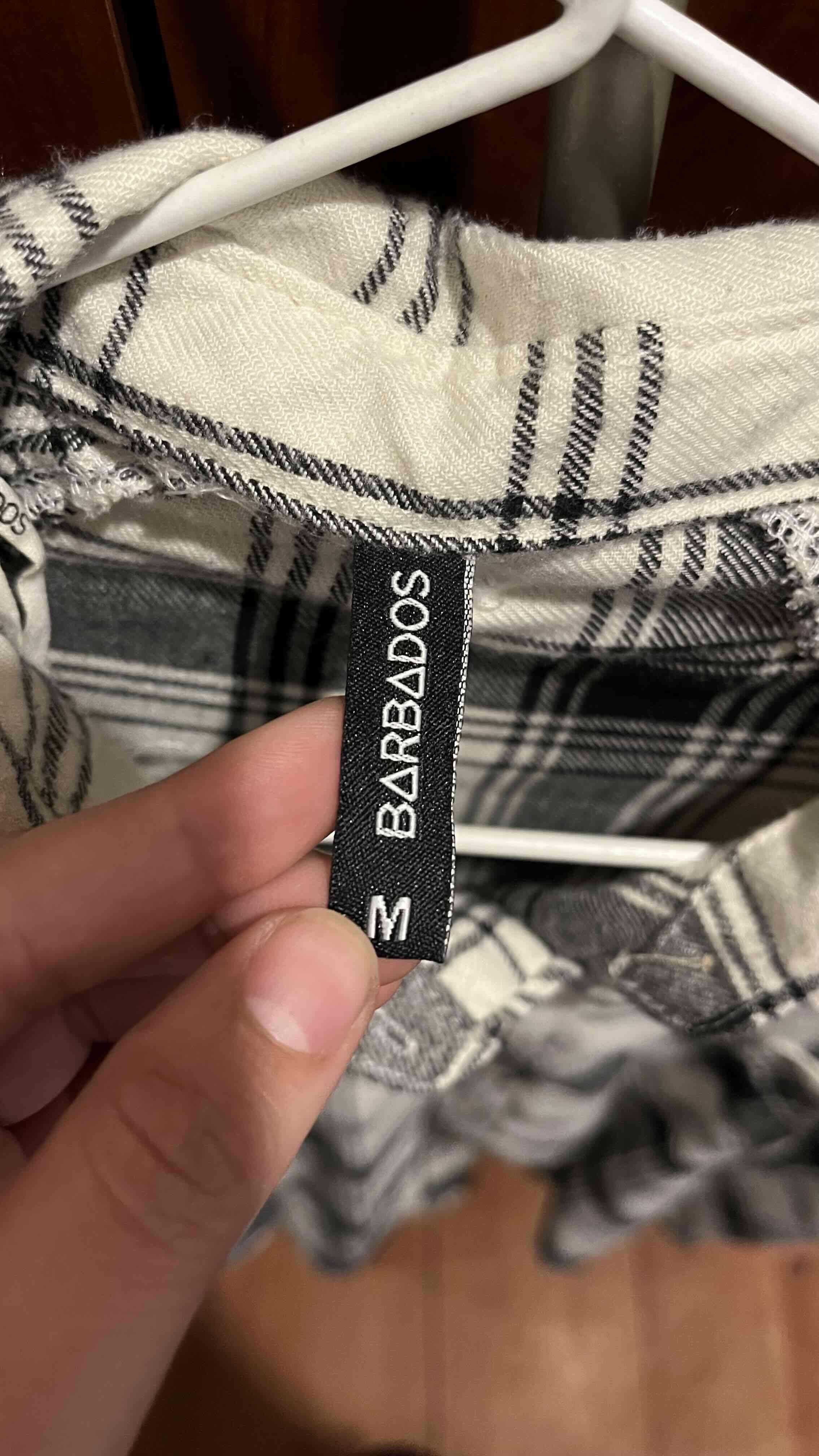 Camisa a cuadros blanco y negro - miniatura 2