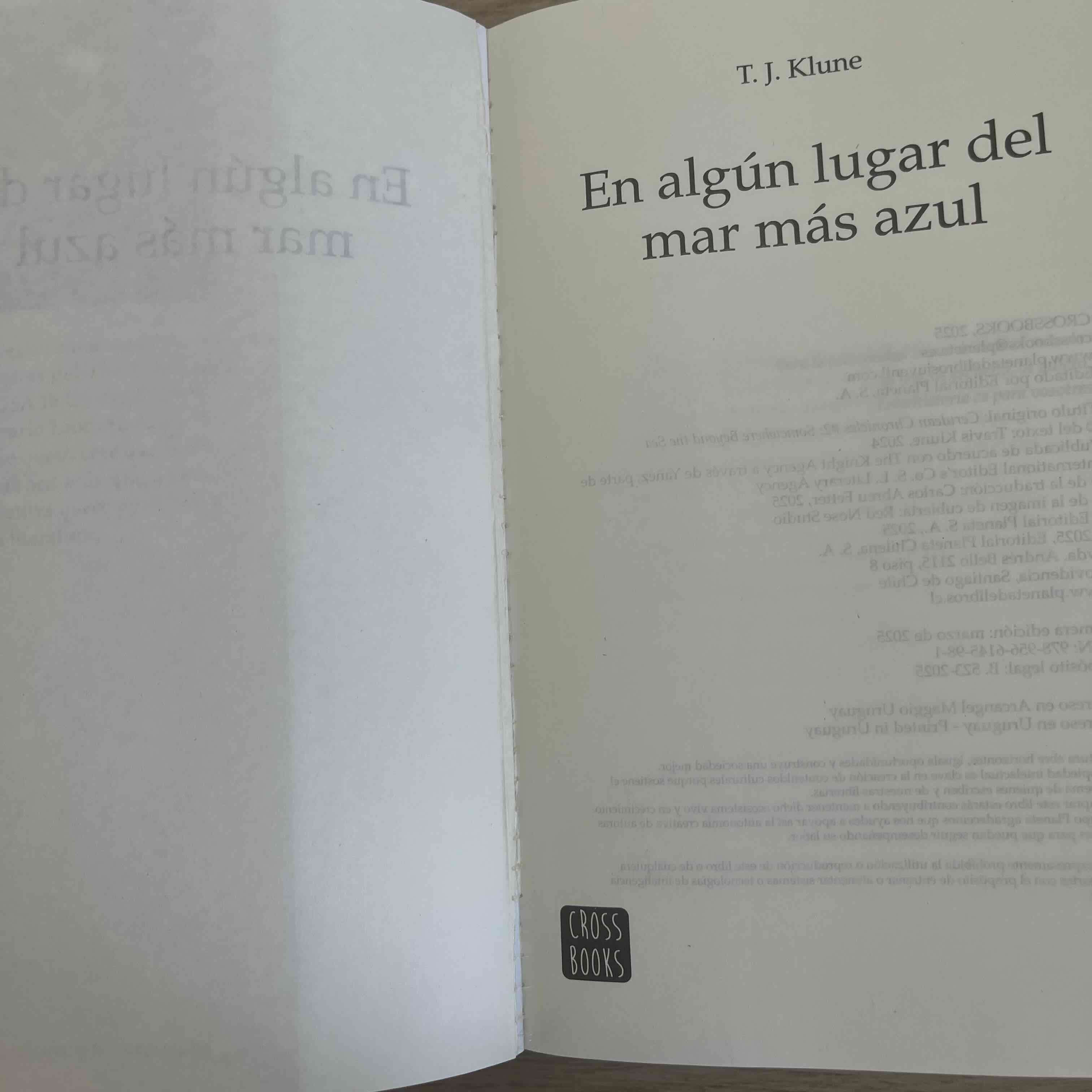 Libro 'En algún lugar del mar más azul' - miniatura 4