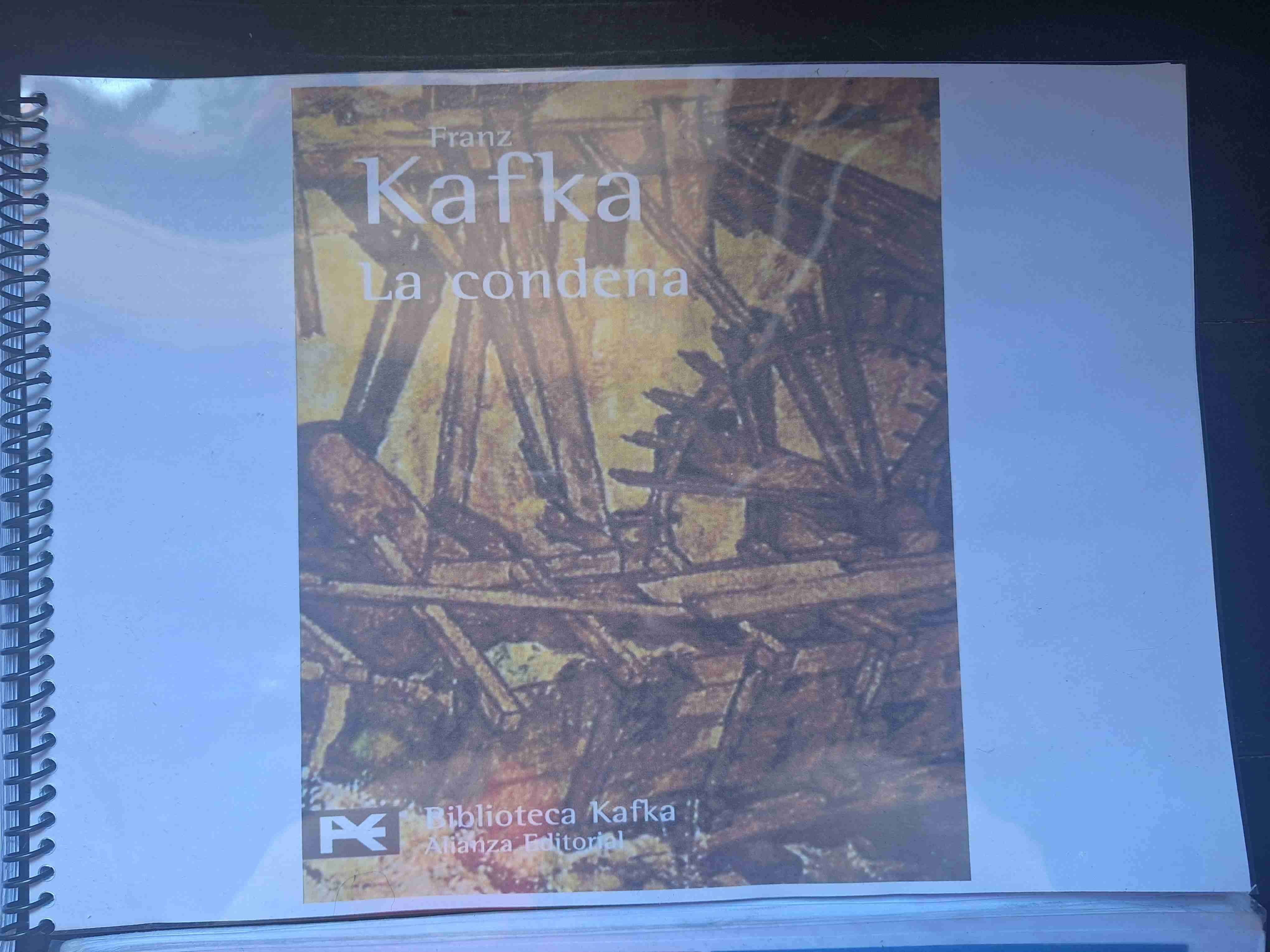 Fotocopia del libro 'La condena'