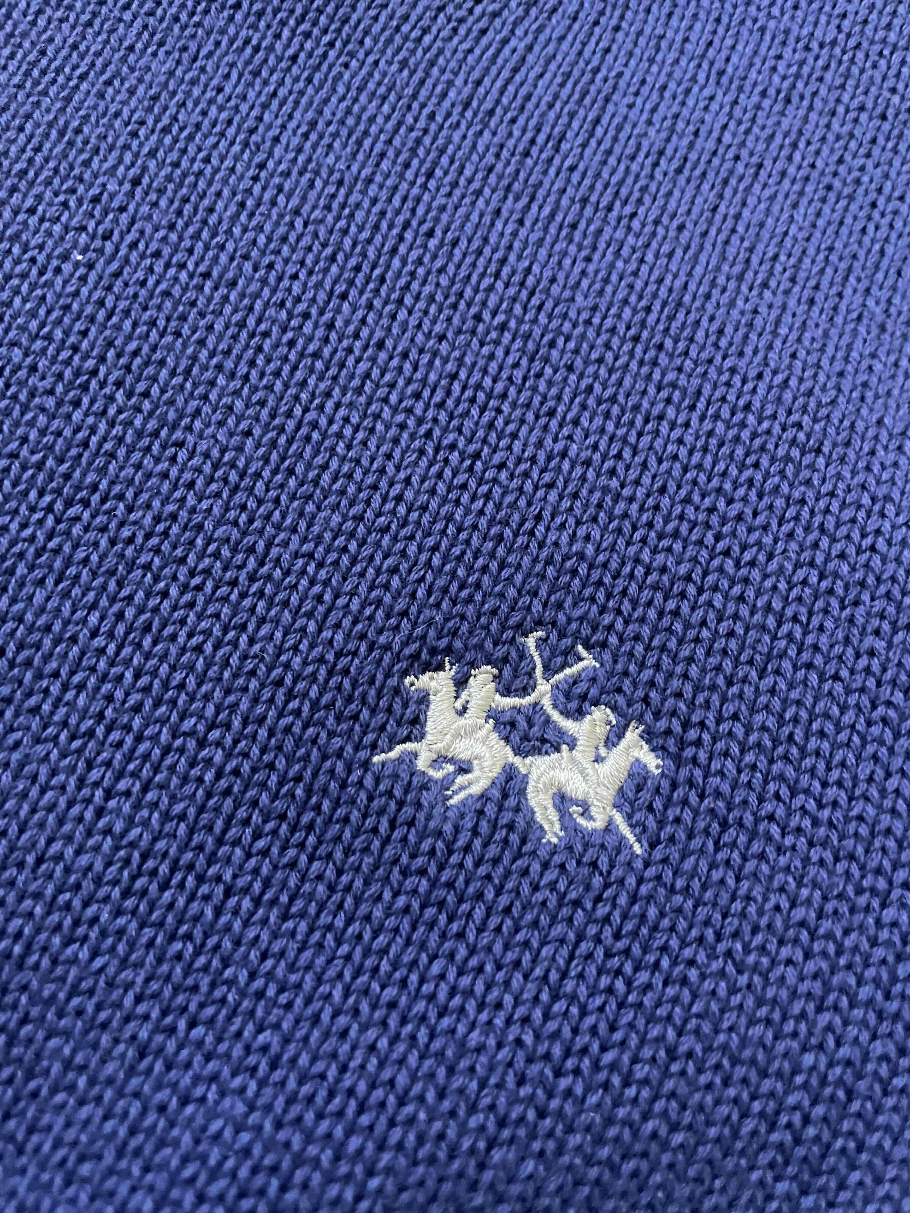 Sweater chaleco la Martina azul L - miniatura 2