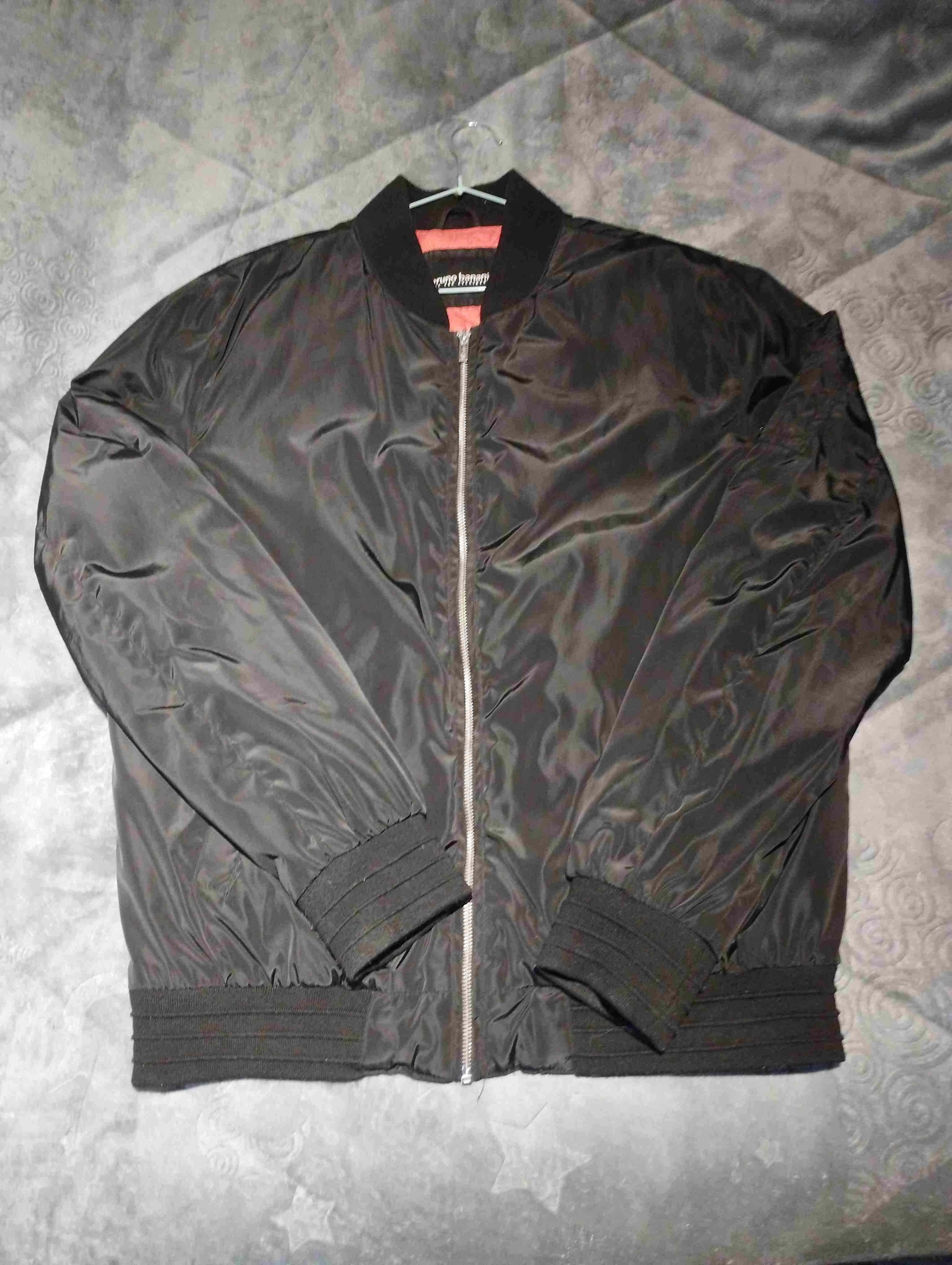 Chaqueta bomber negra