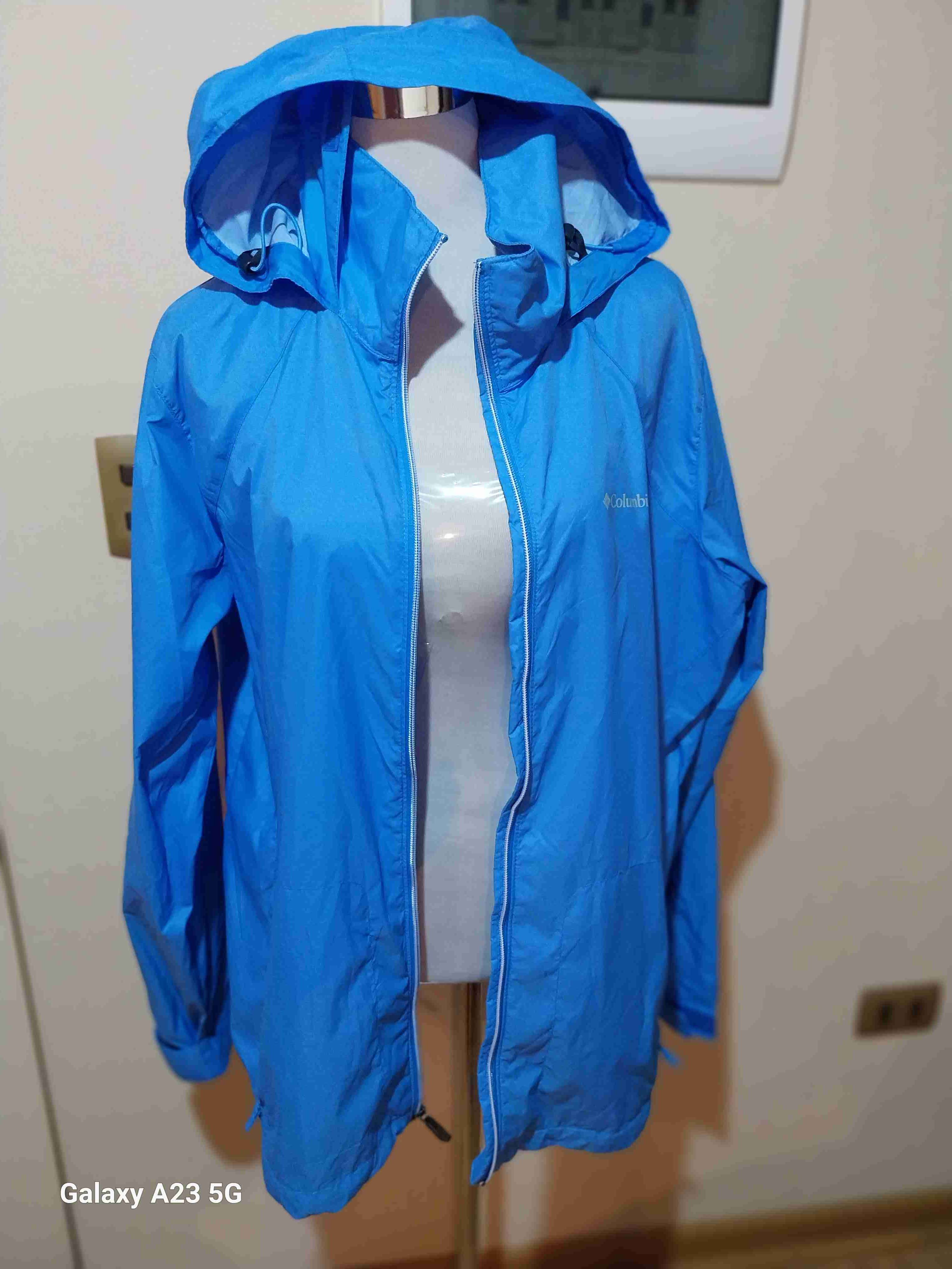 Cortavientos azul Columbia impermeable - miniatura 4