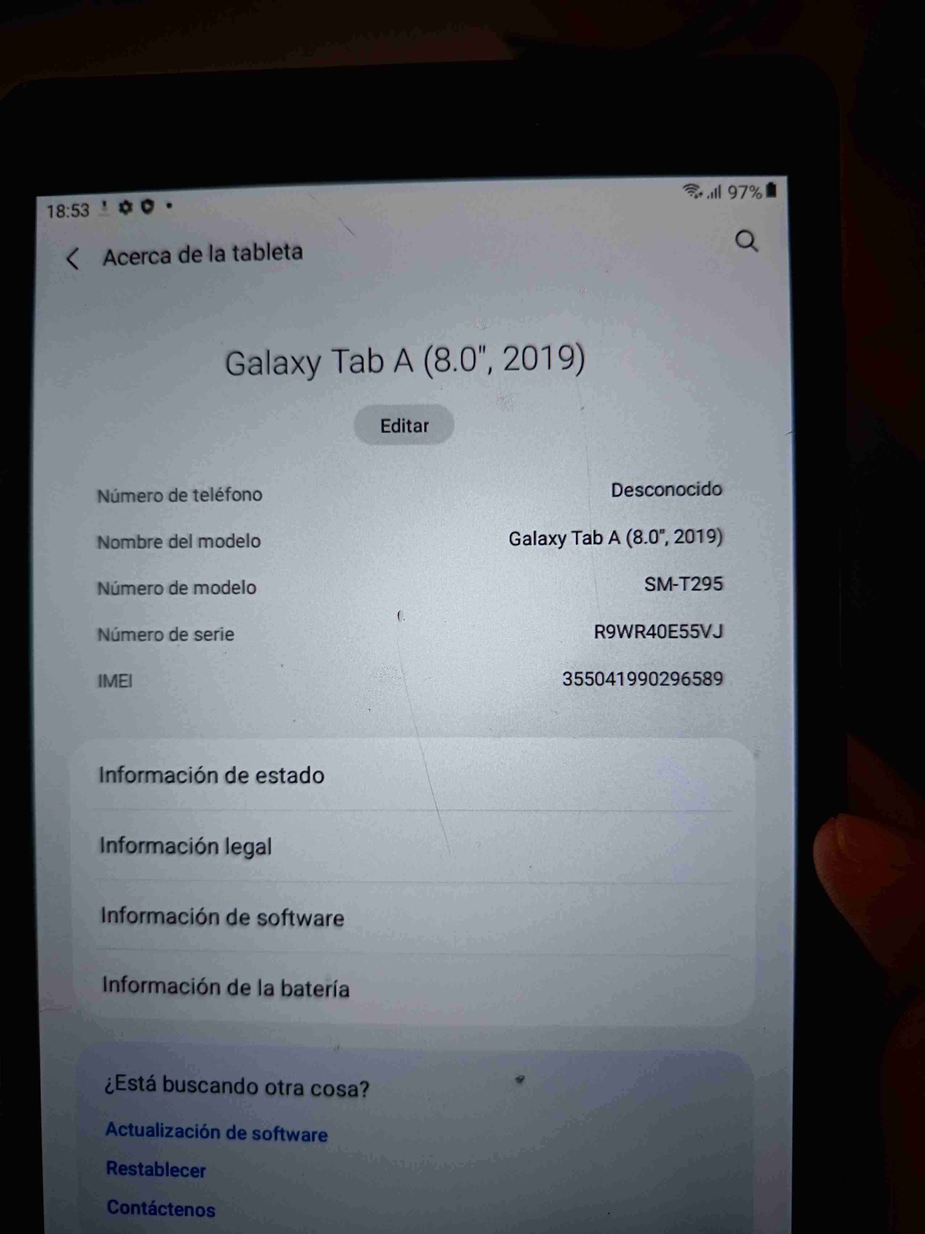 Tablet SAMSUNG TAB A 8" T295 - miniatura 2