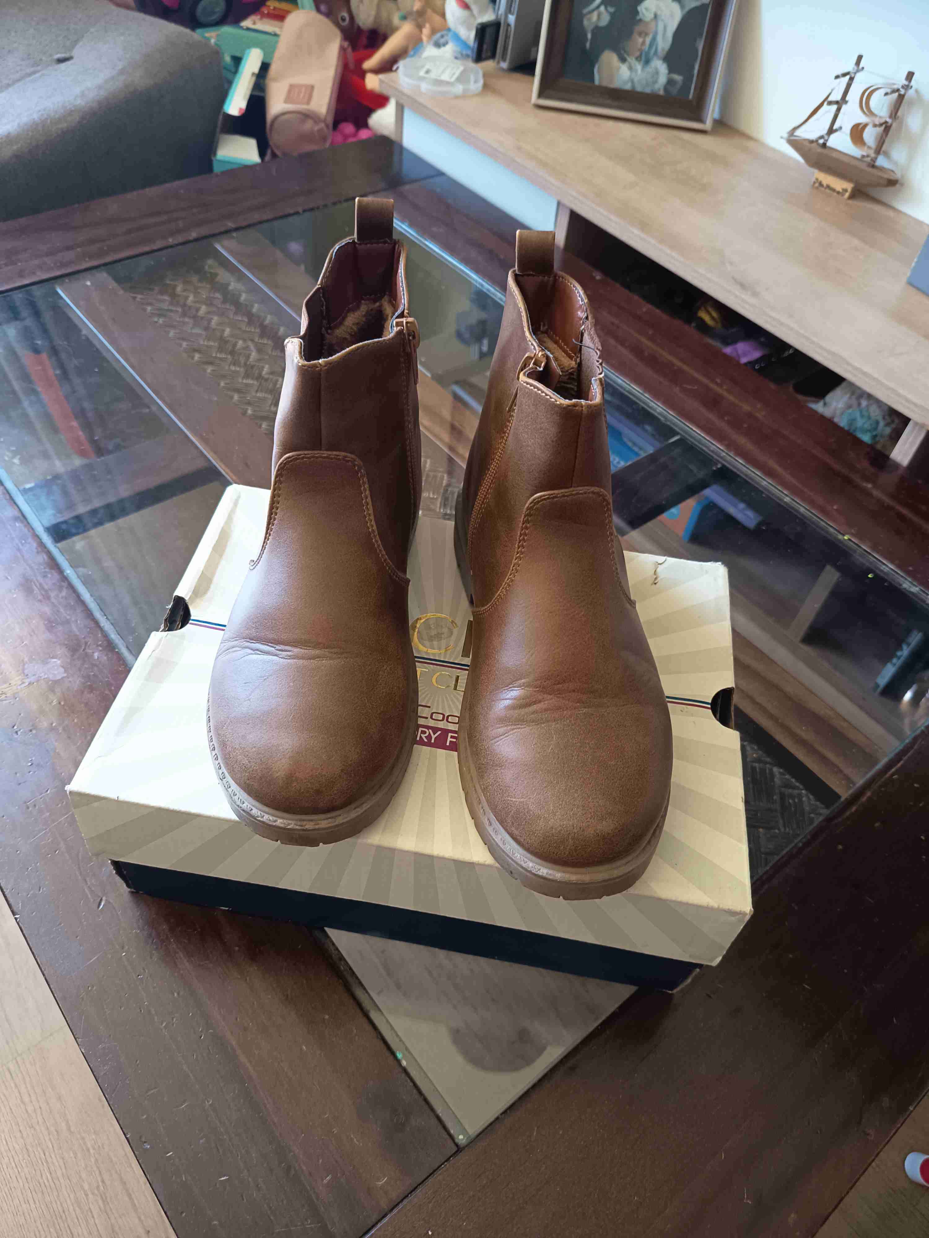 Botines marrones de cuero - miniatura 3