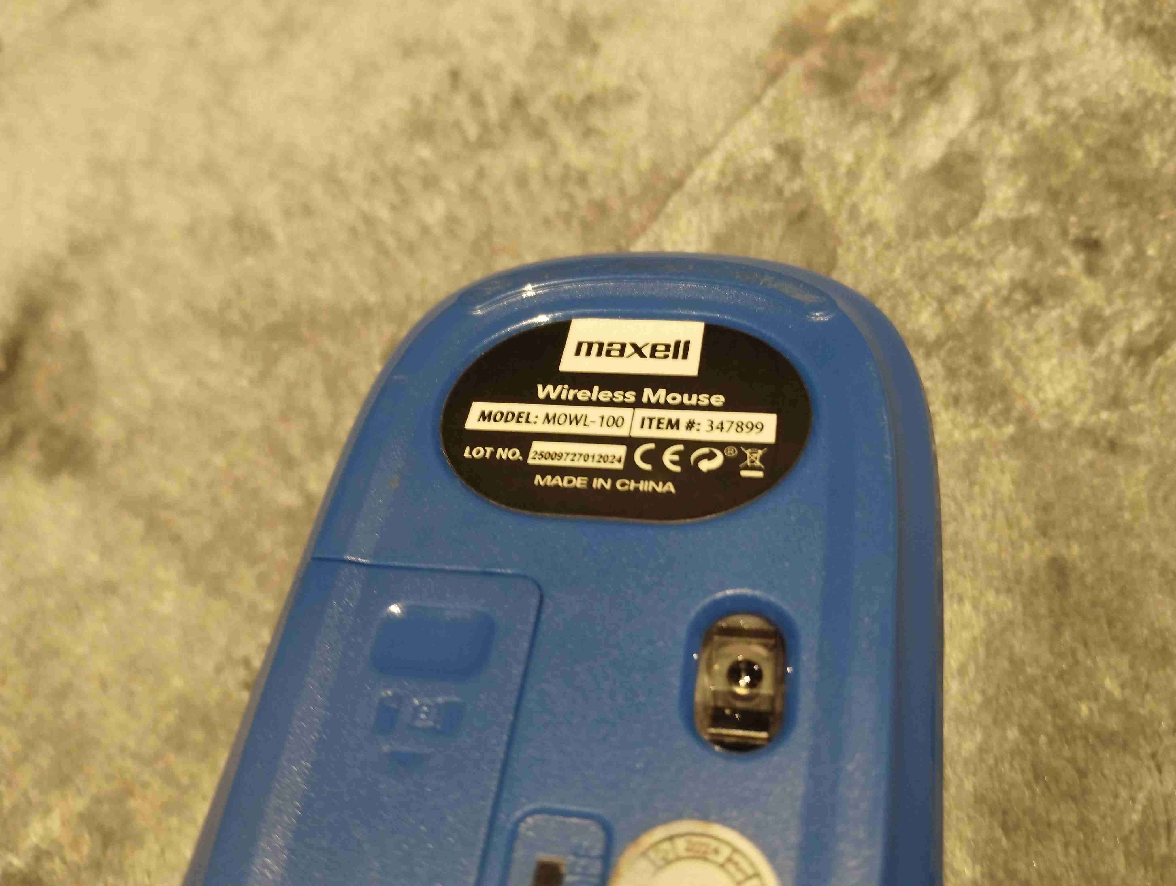 Mouse inalámbrico Maxell azul - miniatura 2