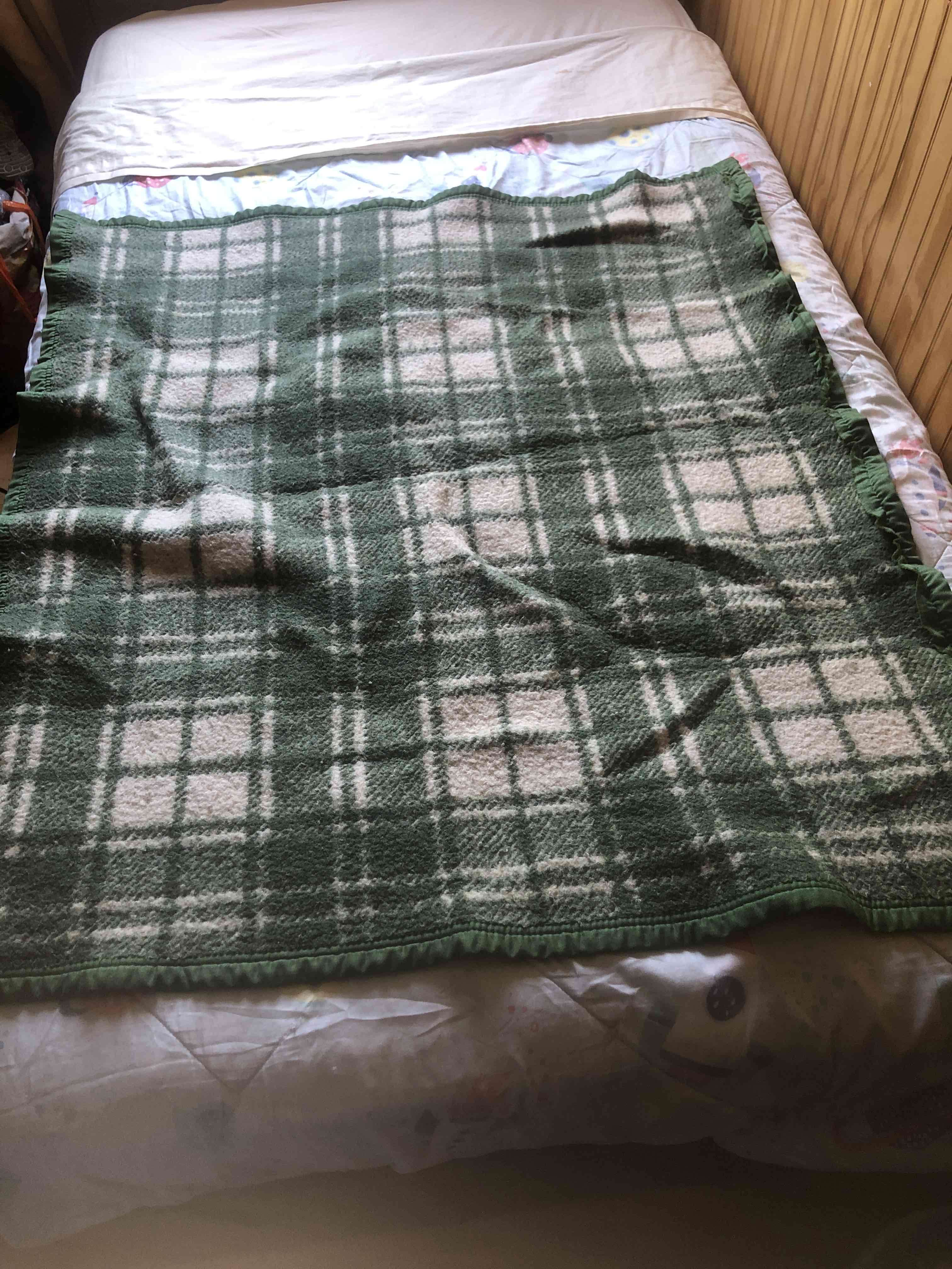 Manta de lana a cuadros - miniatura 2