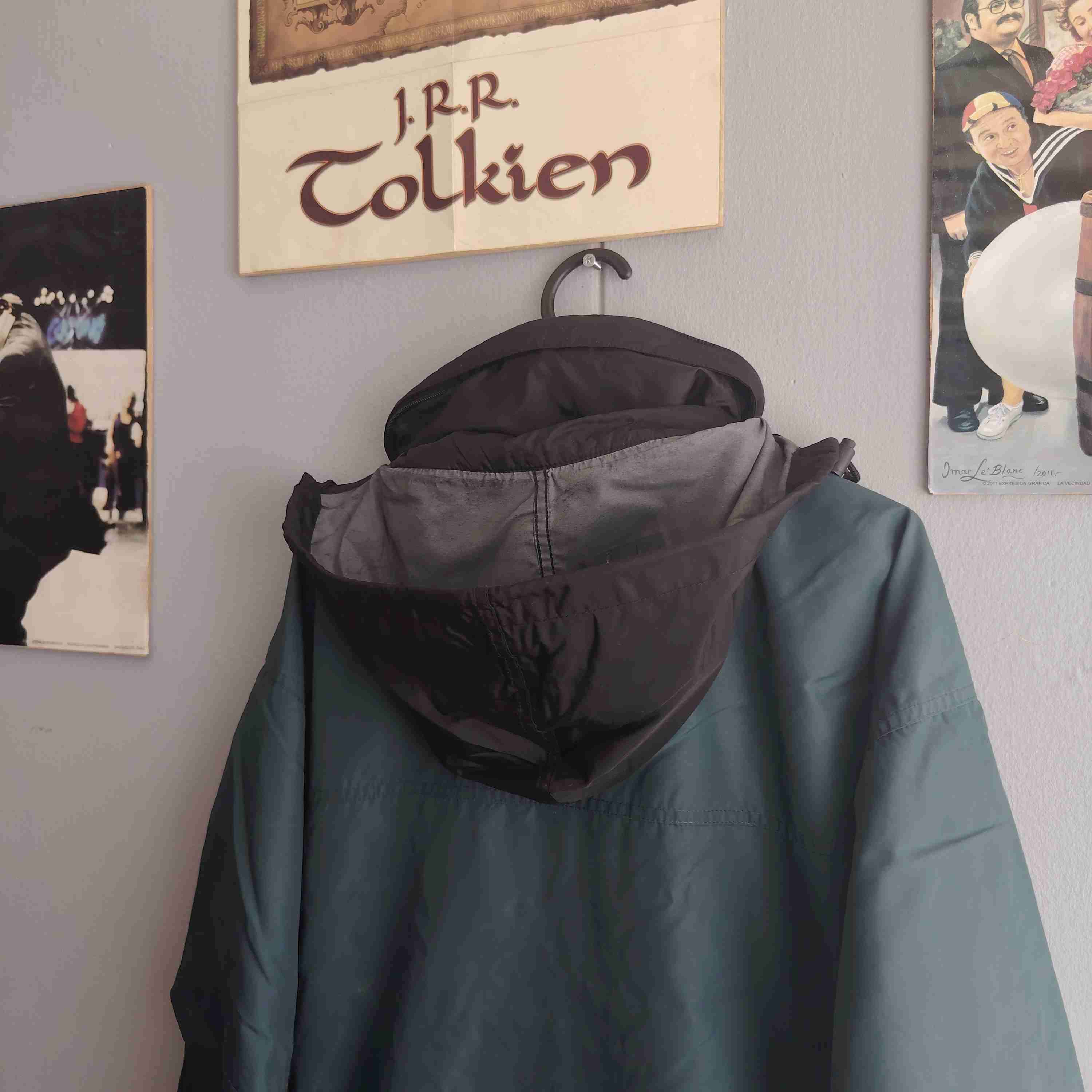 Parka Columbia verde y morada - miniatura 3