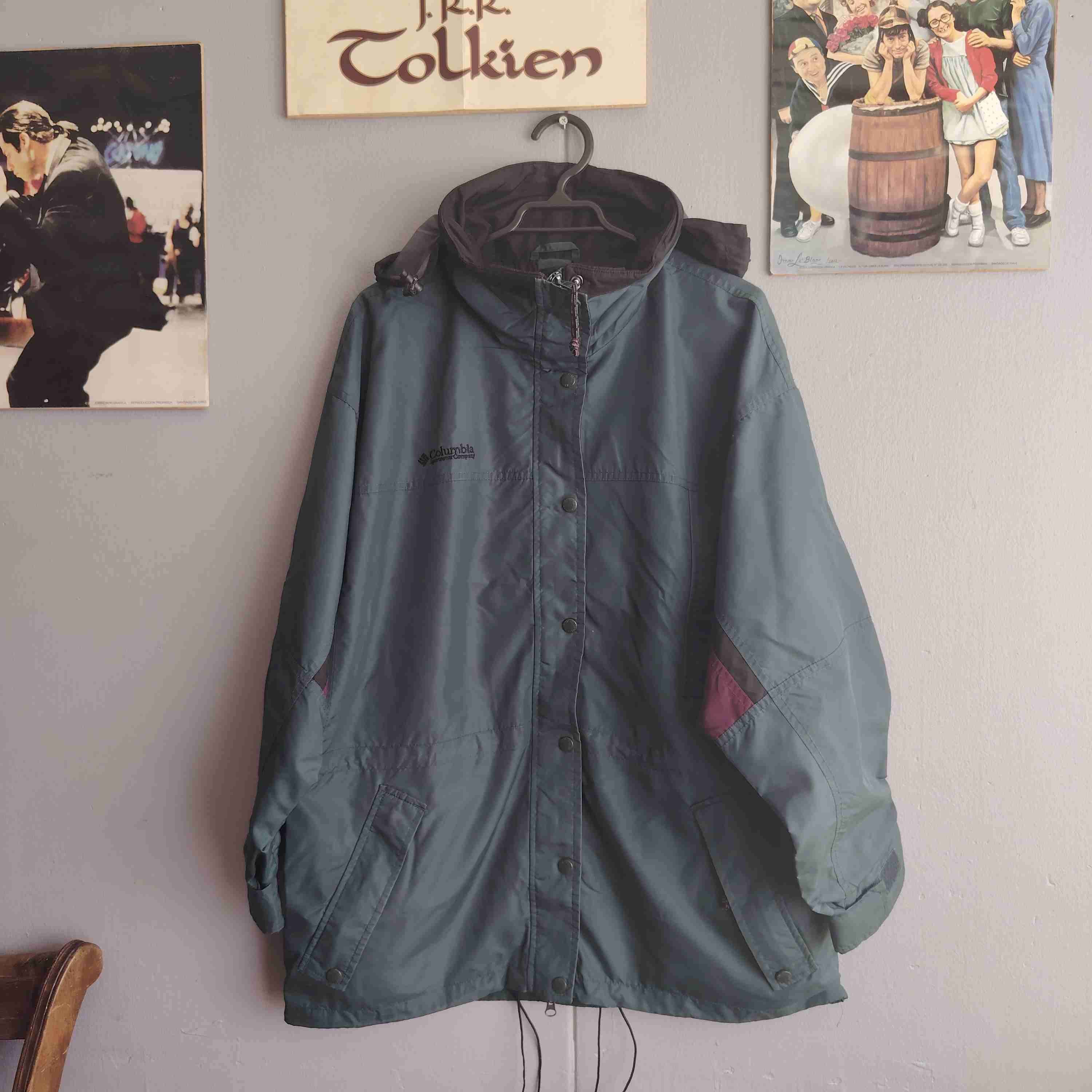 Parka Columbia verde y morada - miniatura 5