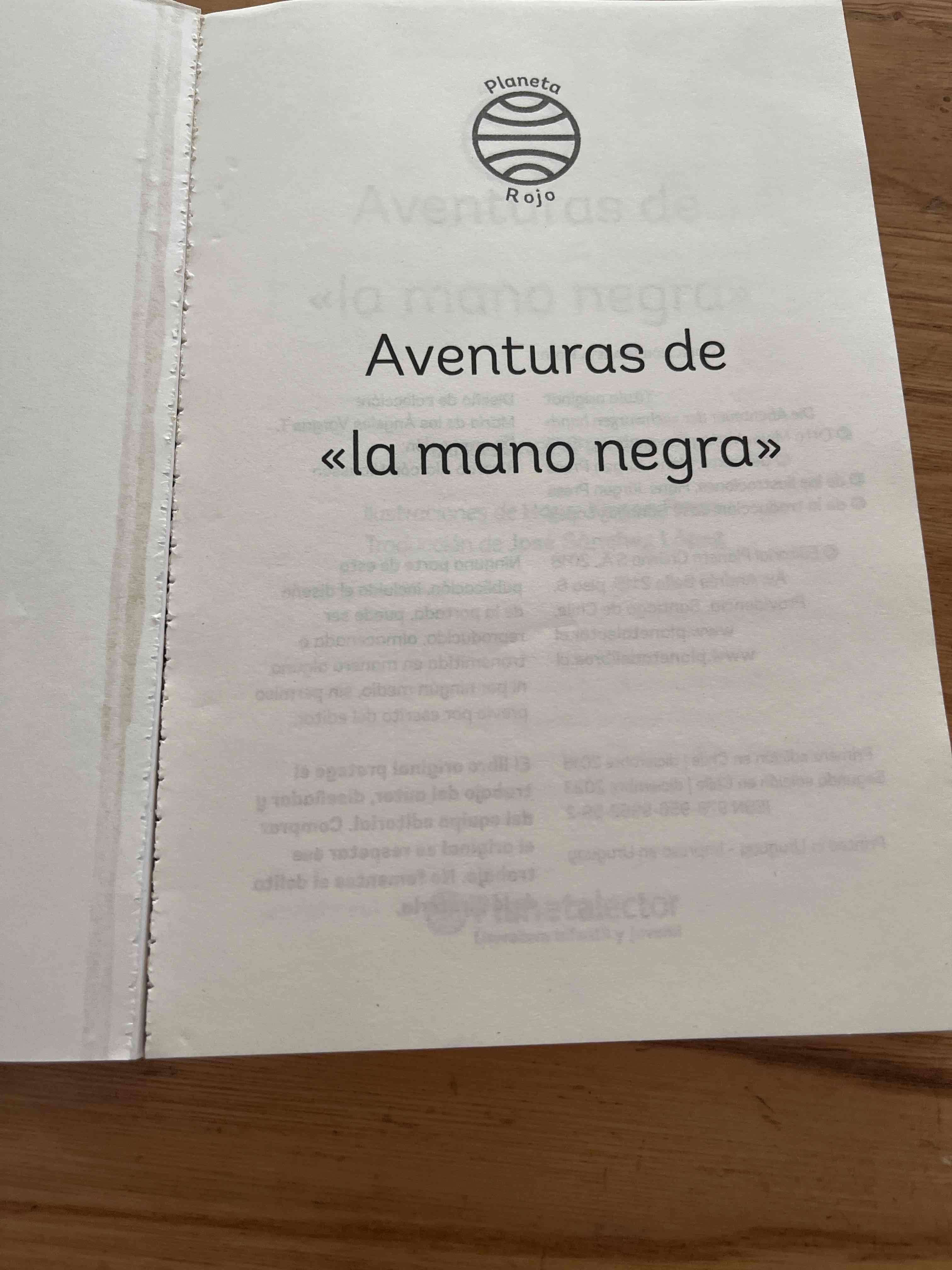 Libro 'Aventuras de la mano negra' - miniatura 3