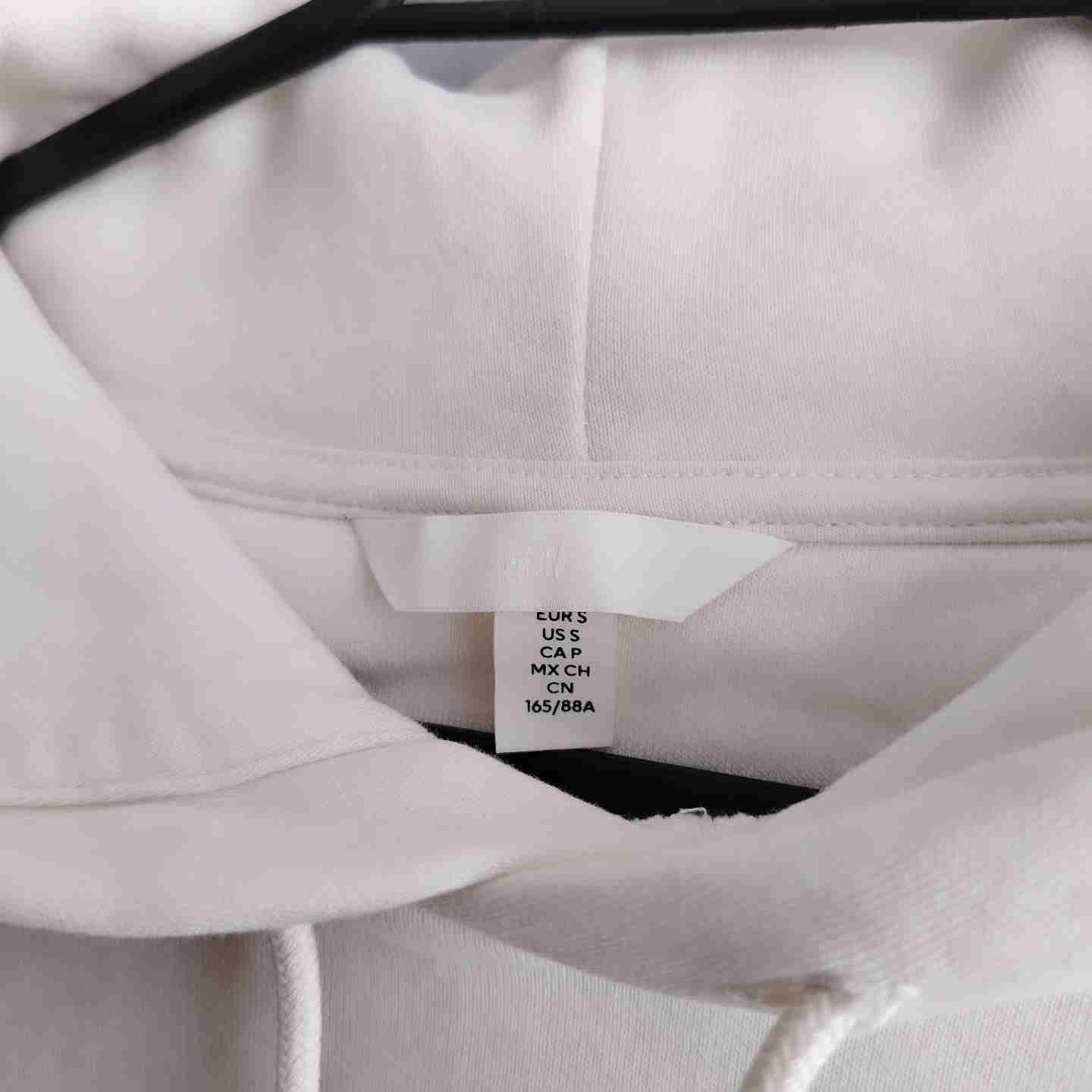 Polerón blanco con capucha HyM - miniatura 3