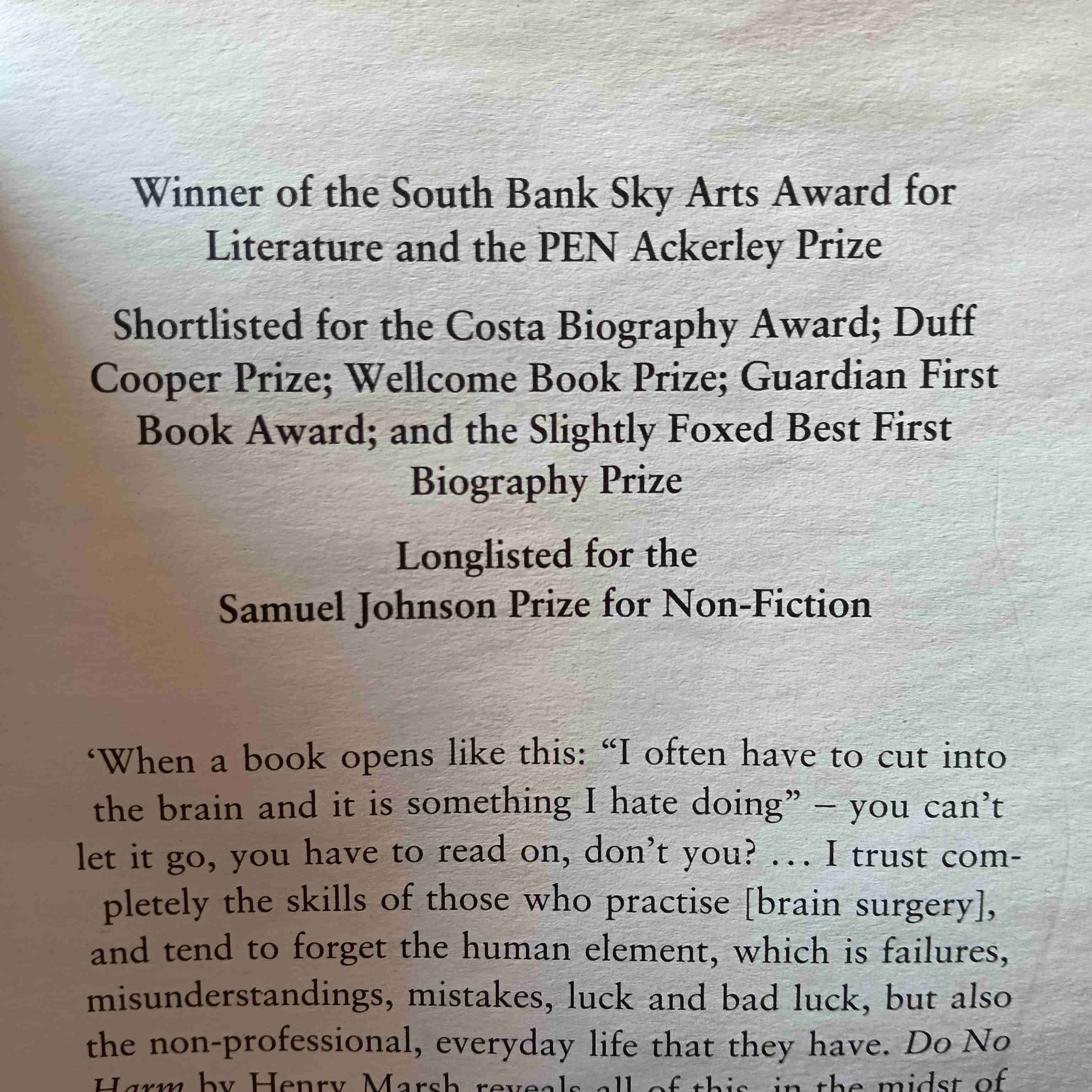 'Do No Harm',by Henry Marsh - en inglés/in English - miniatura 3