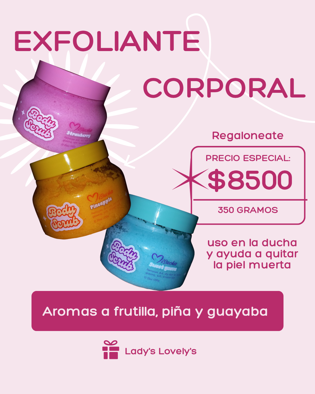 Exfoliante corporal multiaromas