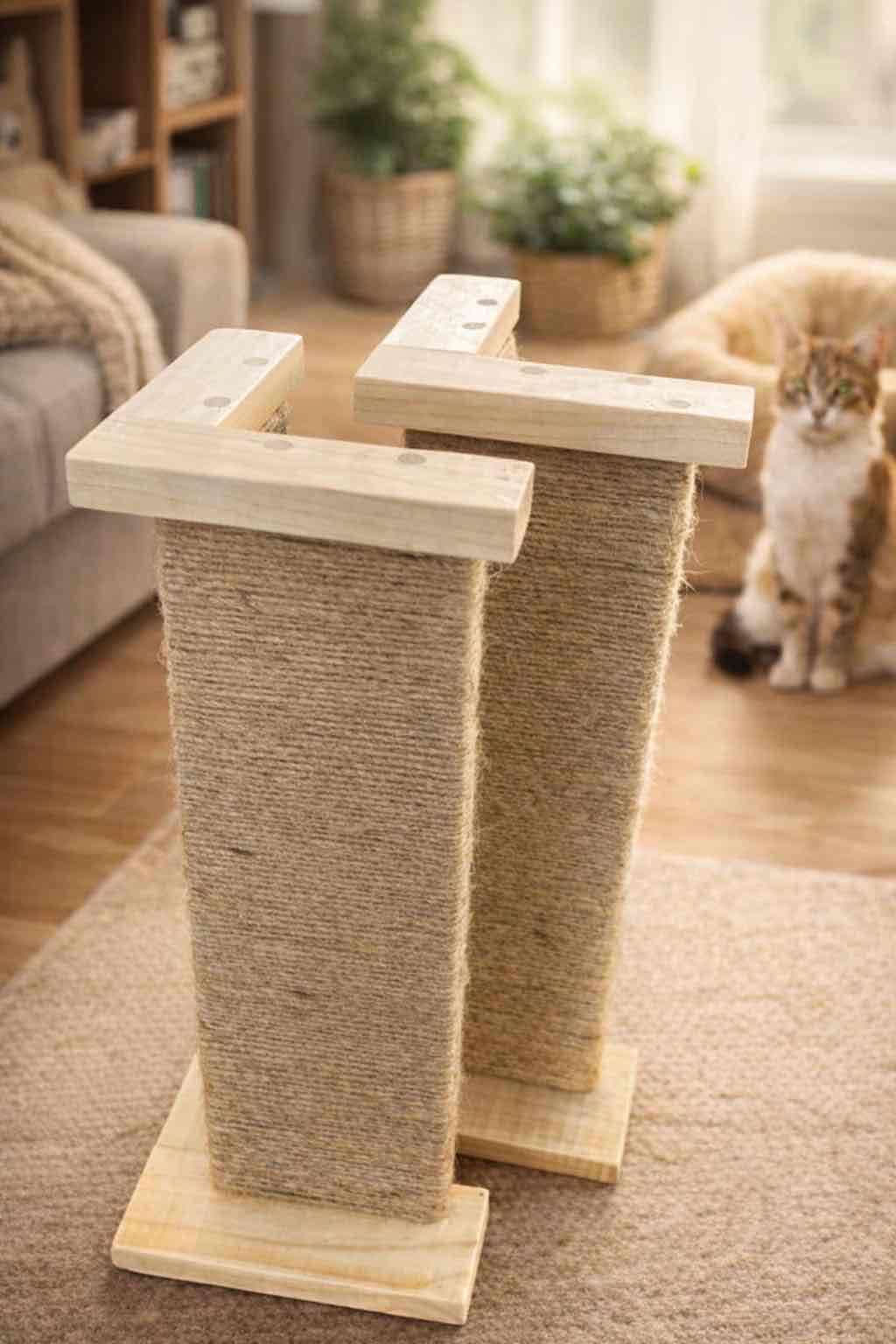 Rascador para gatos alto - miniatura 3