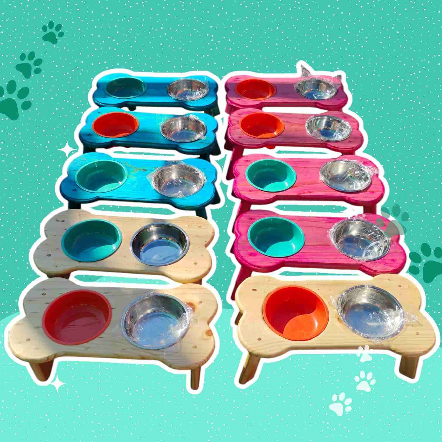 Comederos elevados para mascotas - miniatura 2