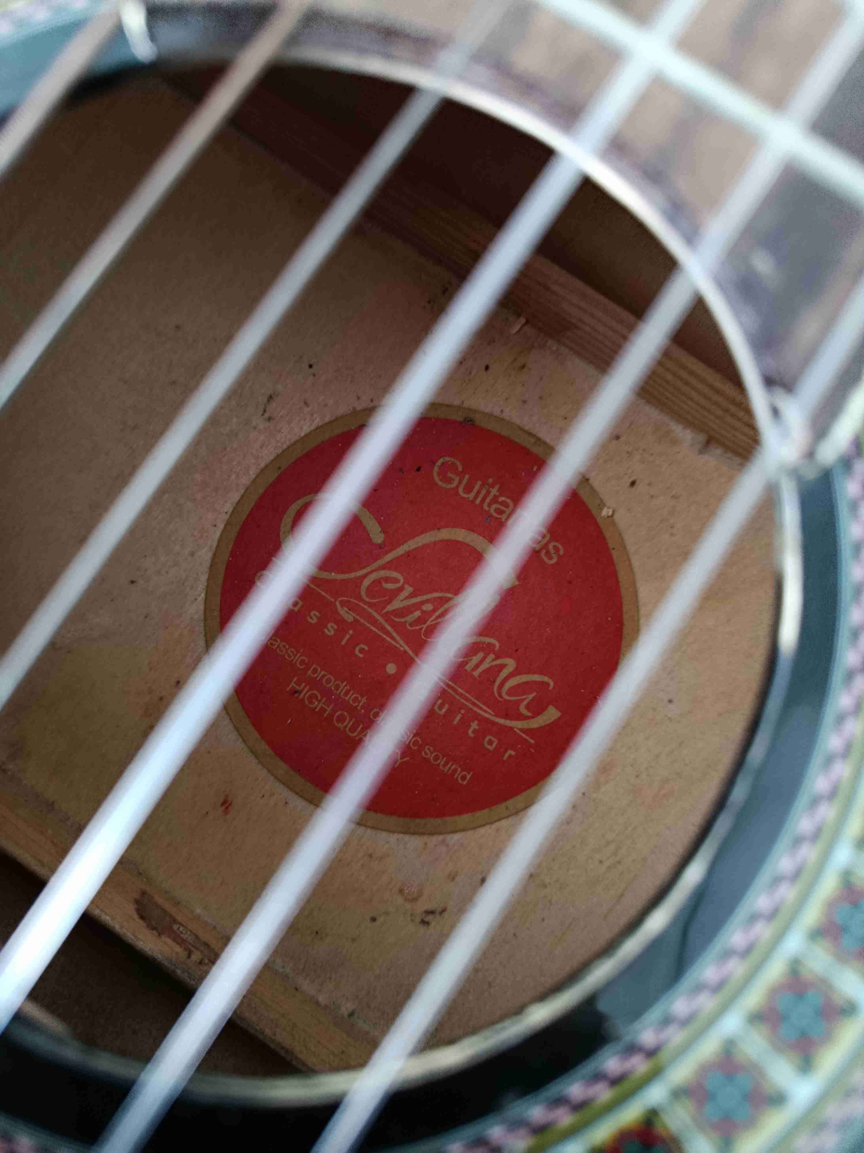 Guitarra acústica marca sevillana - miniatura 3