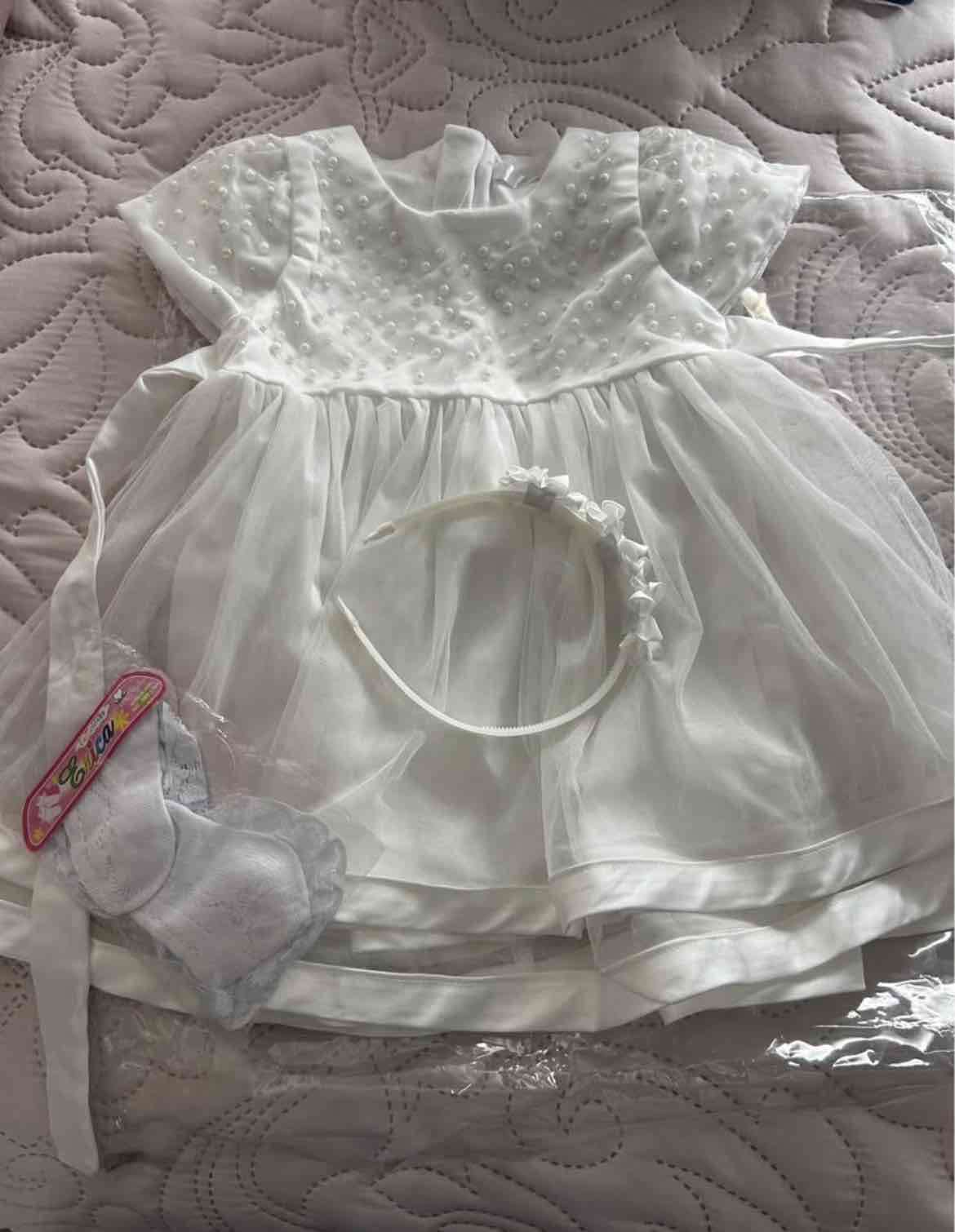 Vestido de bautizo blanco