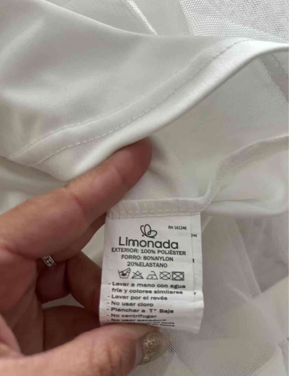 Vestido de bautizo blanco - miniatura 4