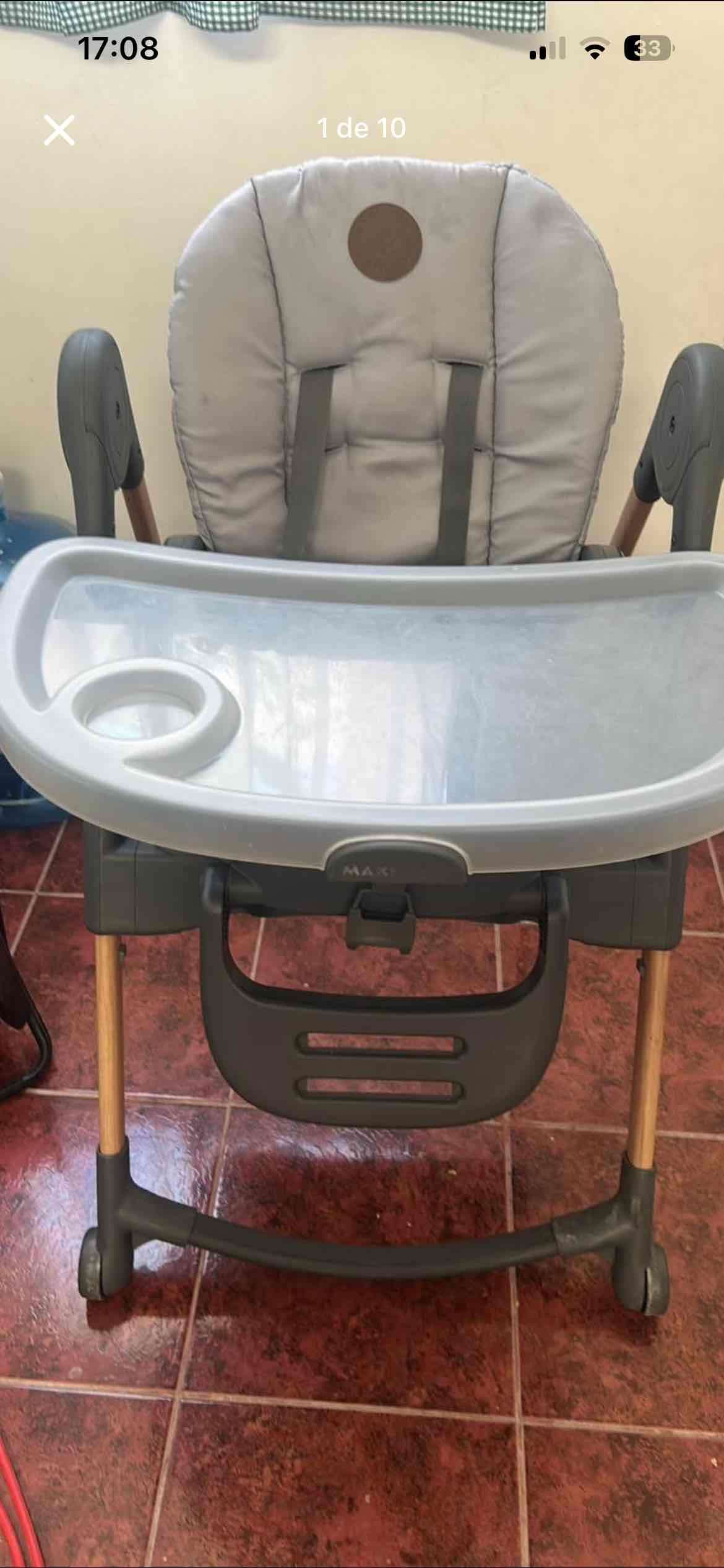 Silla de comer Maxi - Cosí gris - miniatura 2