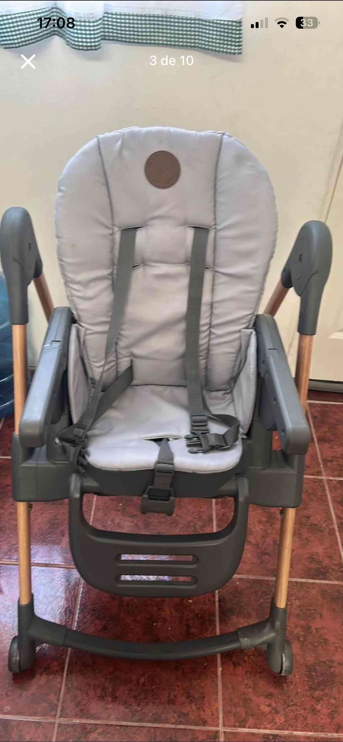 Silla de comer Maxi - Cosí gris - miniatura 3