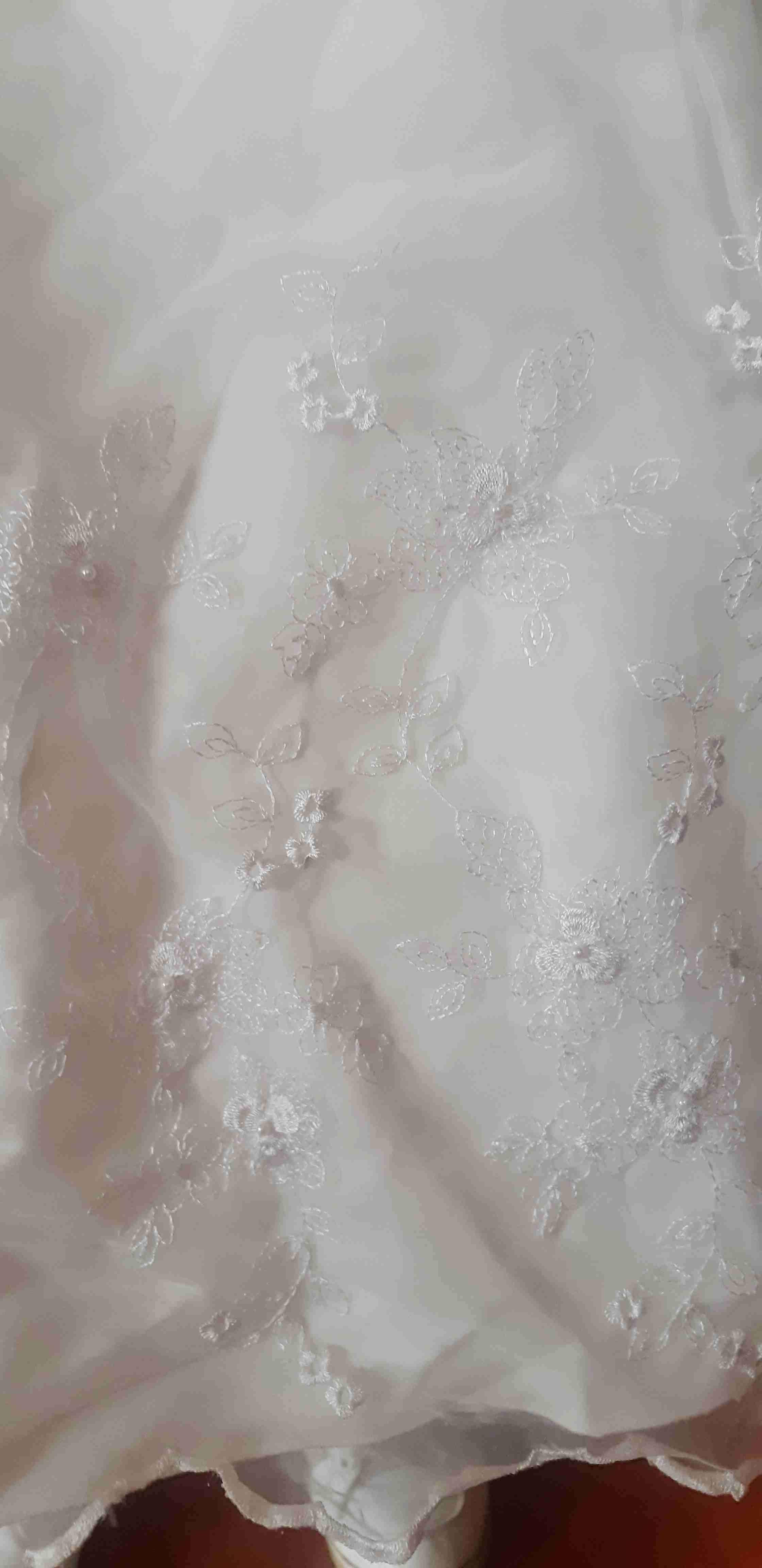 Vestido de novia marfil elegante - miniatura 3