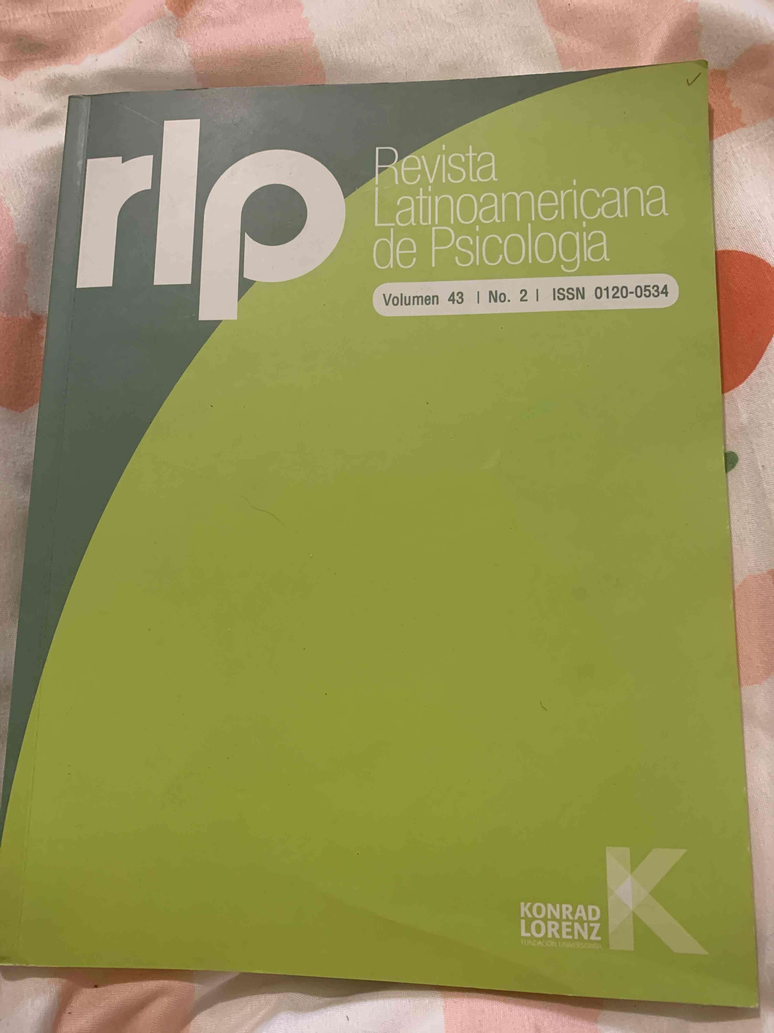 Revista Latinoamericana de Psicología