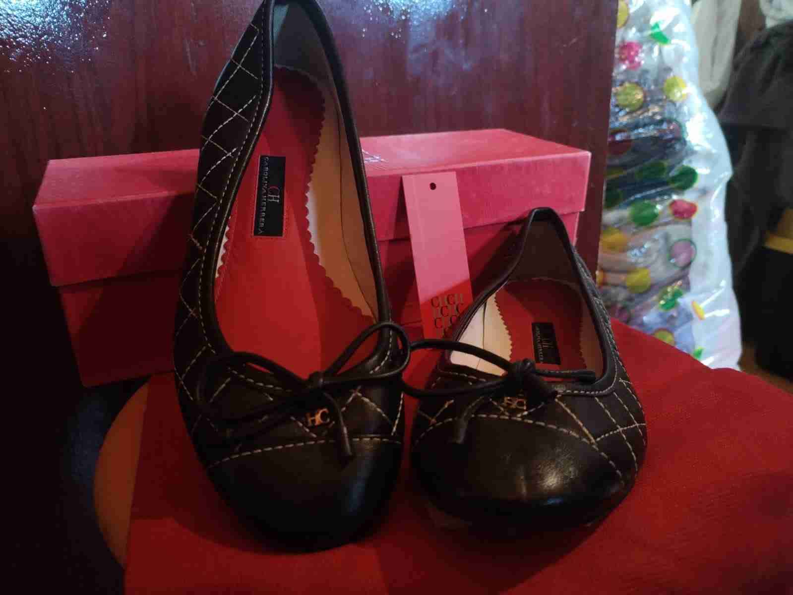 Bailarinas  Ch cuero negras en cuadrillé - miniatura 6