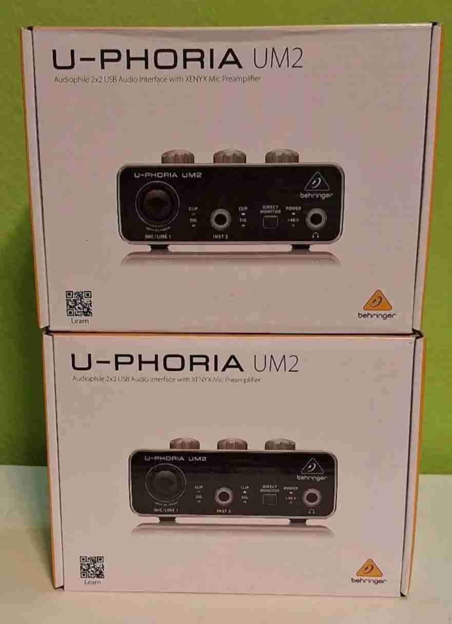 Interfaz de audio Behringer U-Phoria UM2 - miniatura 2