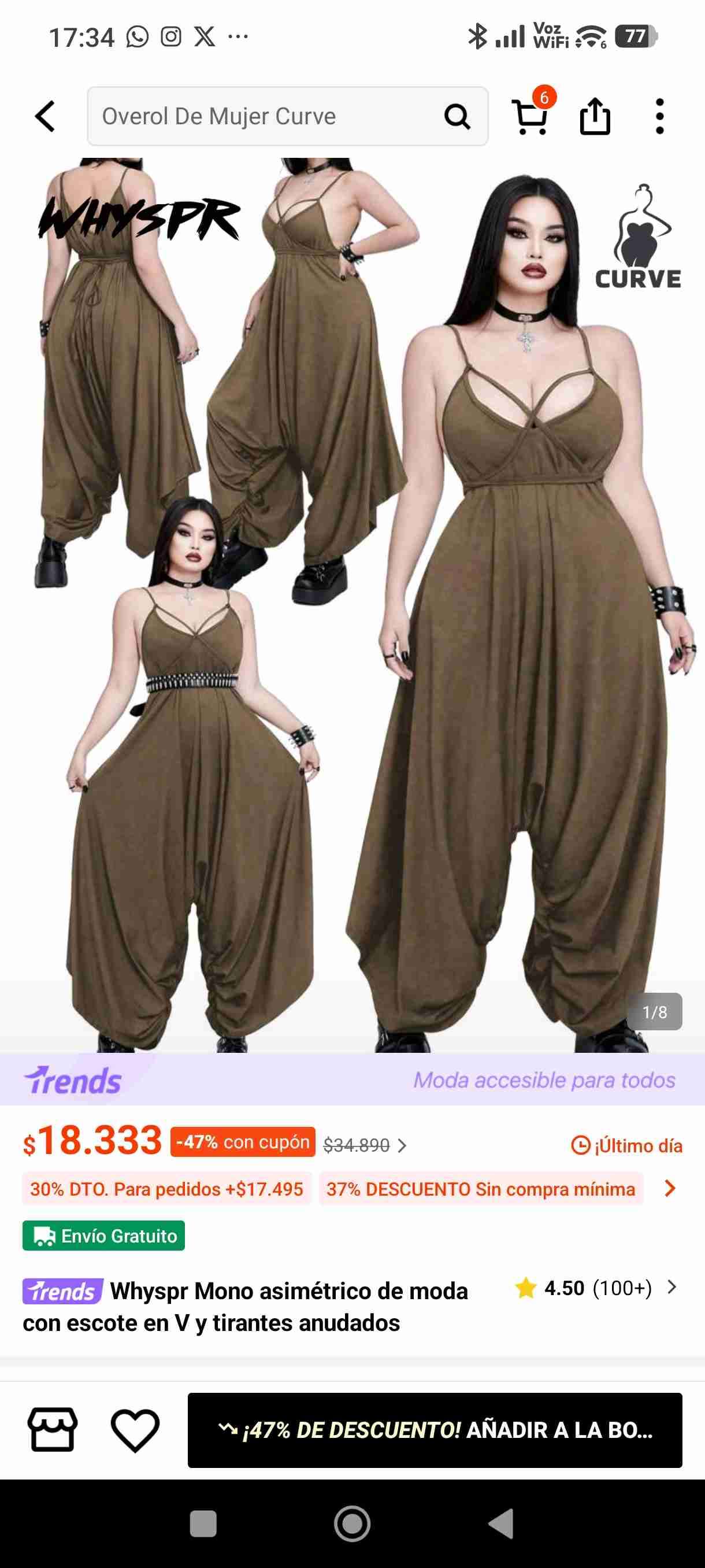 Mono asimétrico de mujer curva