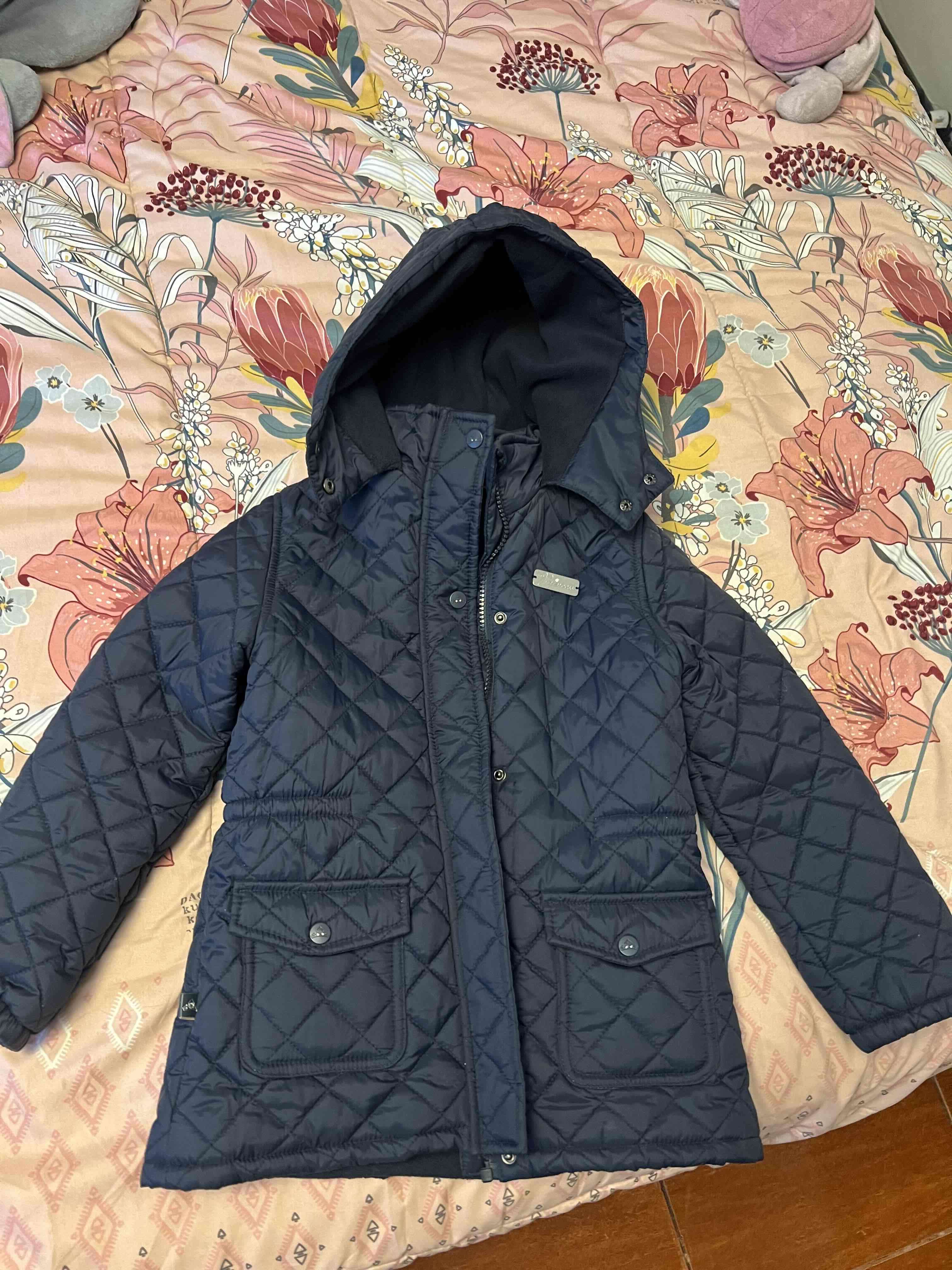 Parka Niña azul colegio Disney Princess talla 6