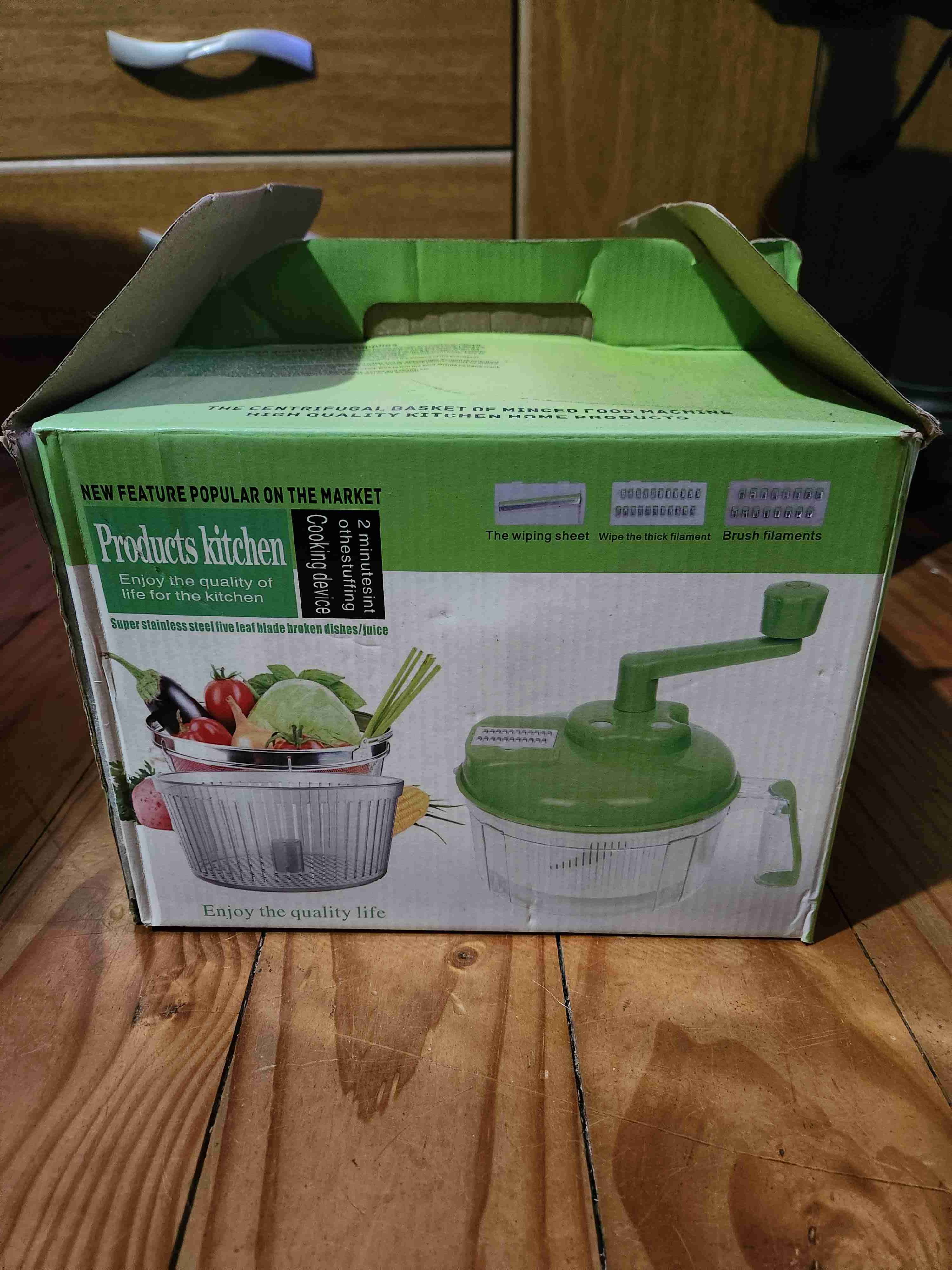 Exprimidor manual verde - miniatura 4