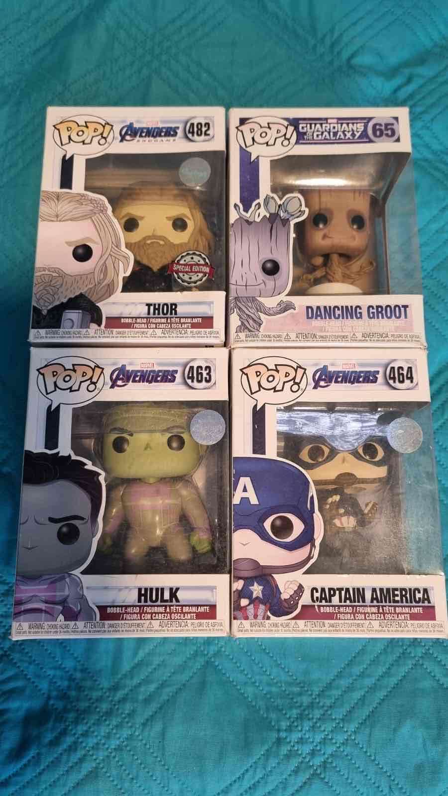 Set de 4 figuras Funko Pop Marvel