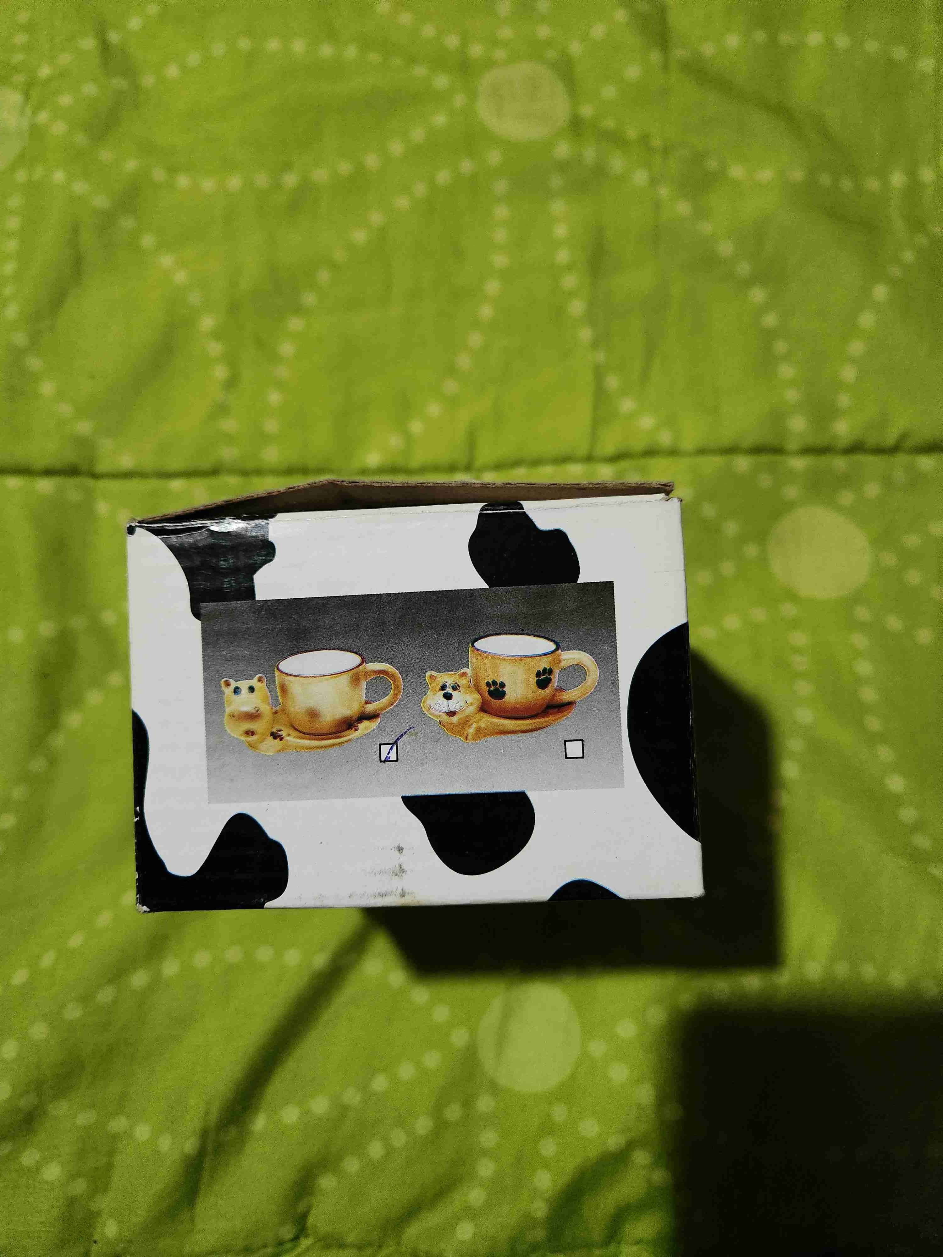 Set de tazas con diseño de perro