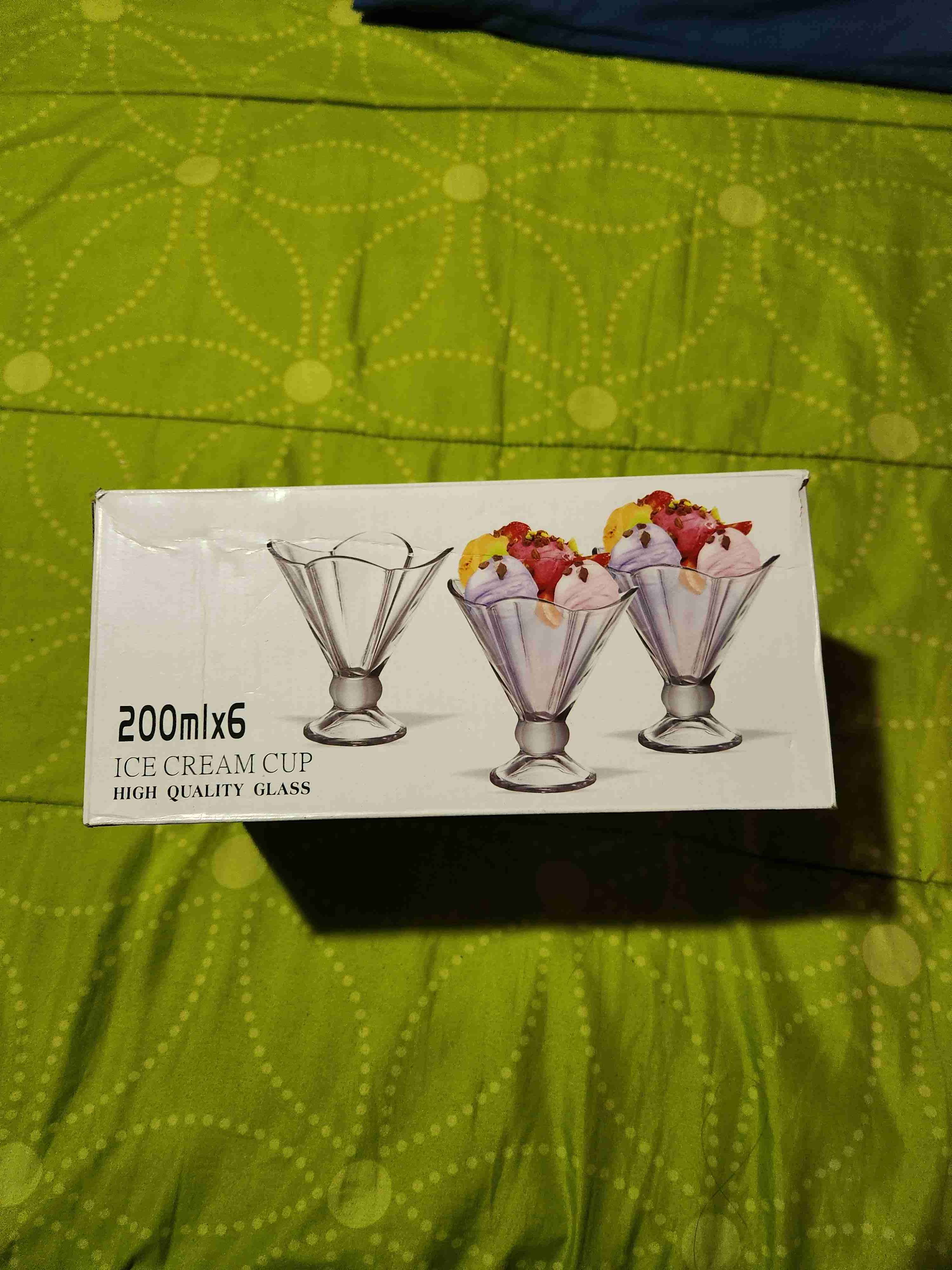 Set de 6 copas para helado