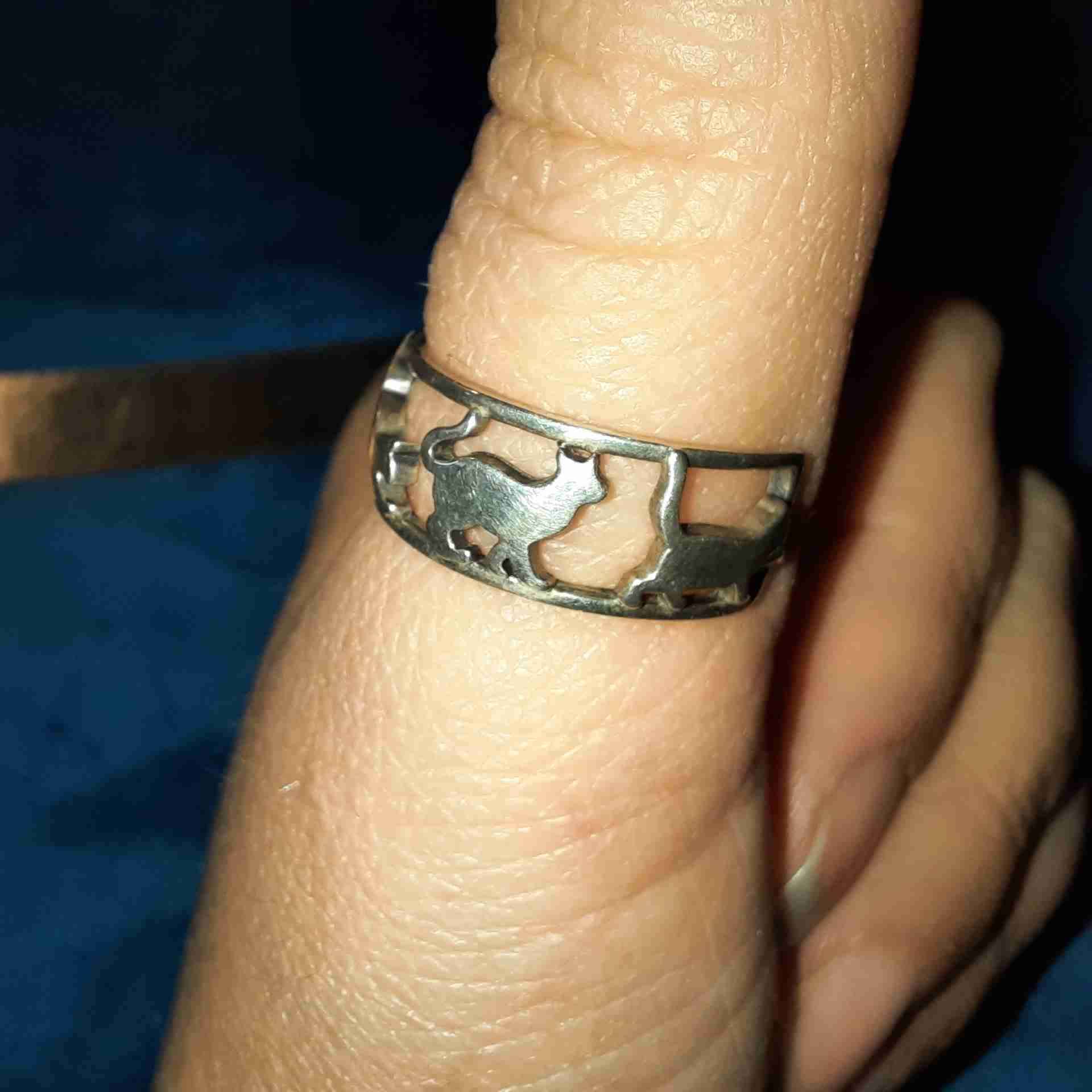 Anillo abierto de gatos - miniatura 3