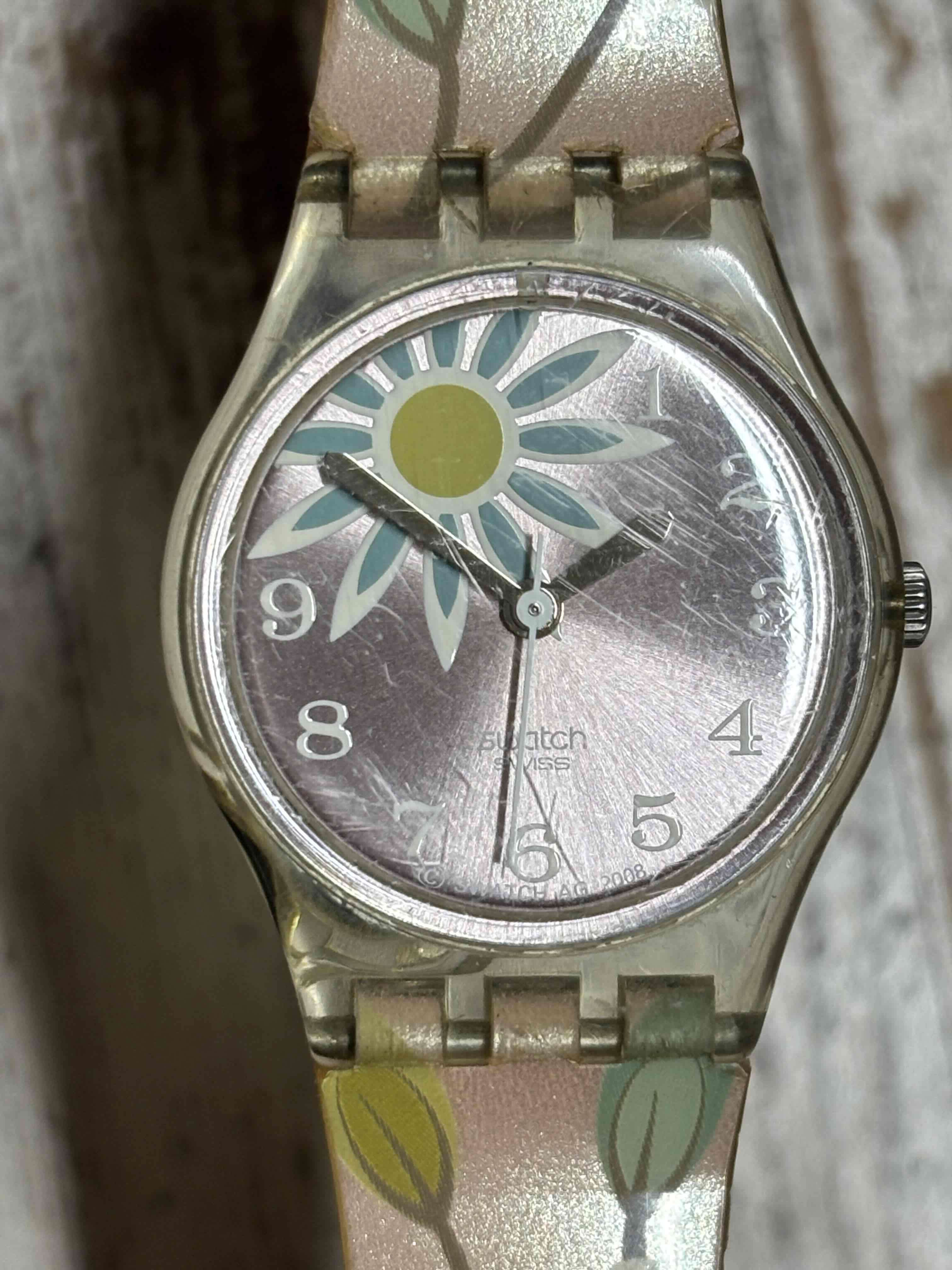 Reloj Swatch floral
