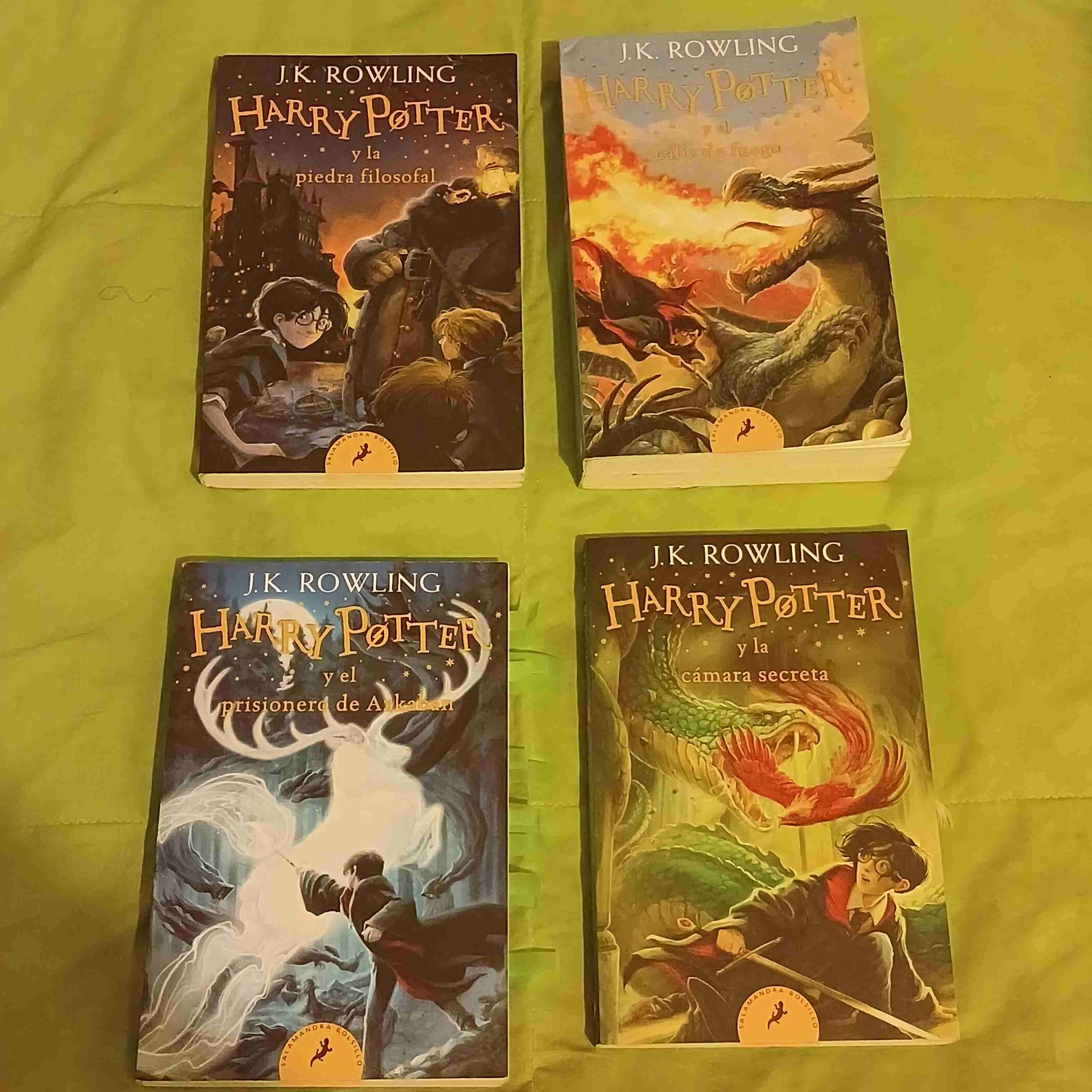 Colección Harry Potter libros 1 al 4