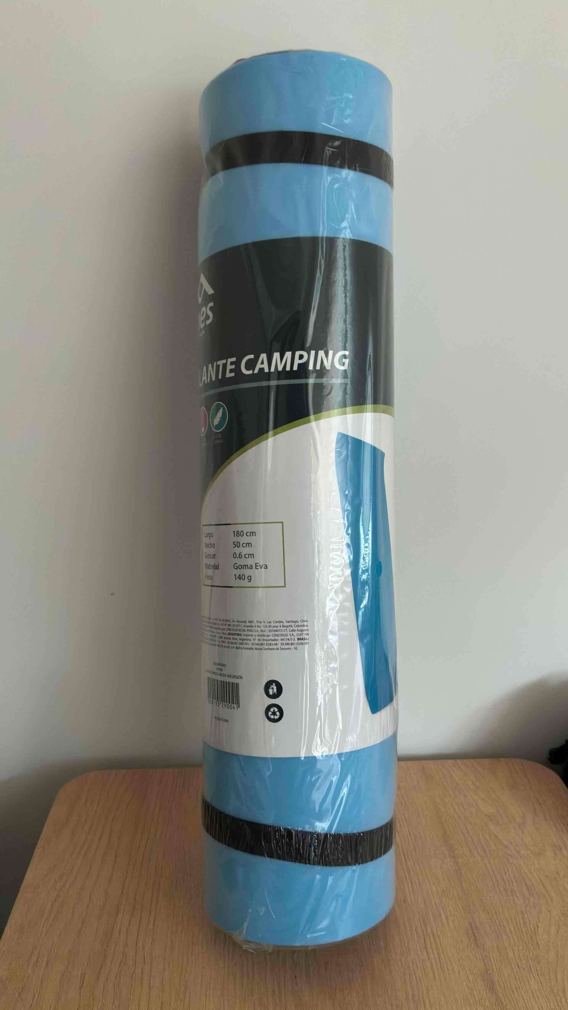 Colchoneta camping azul nueva