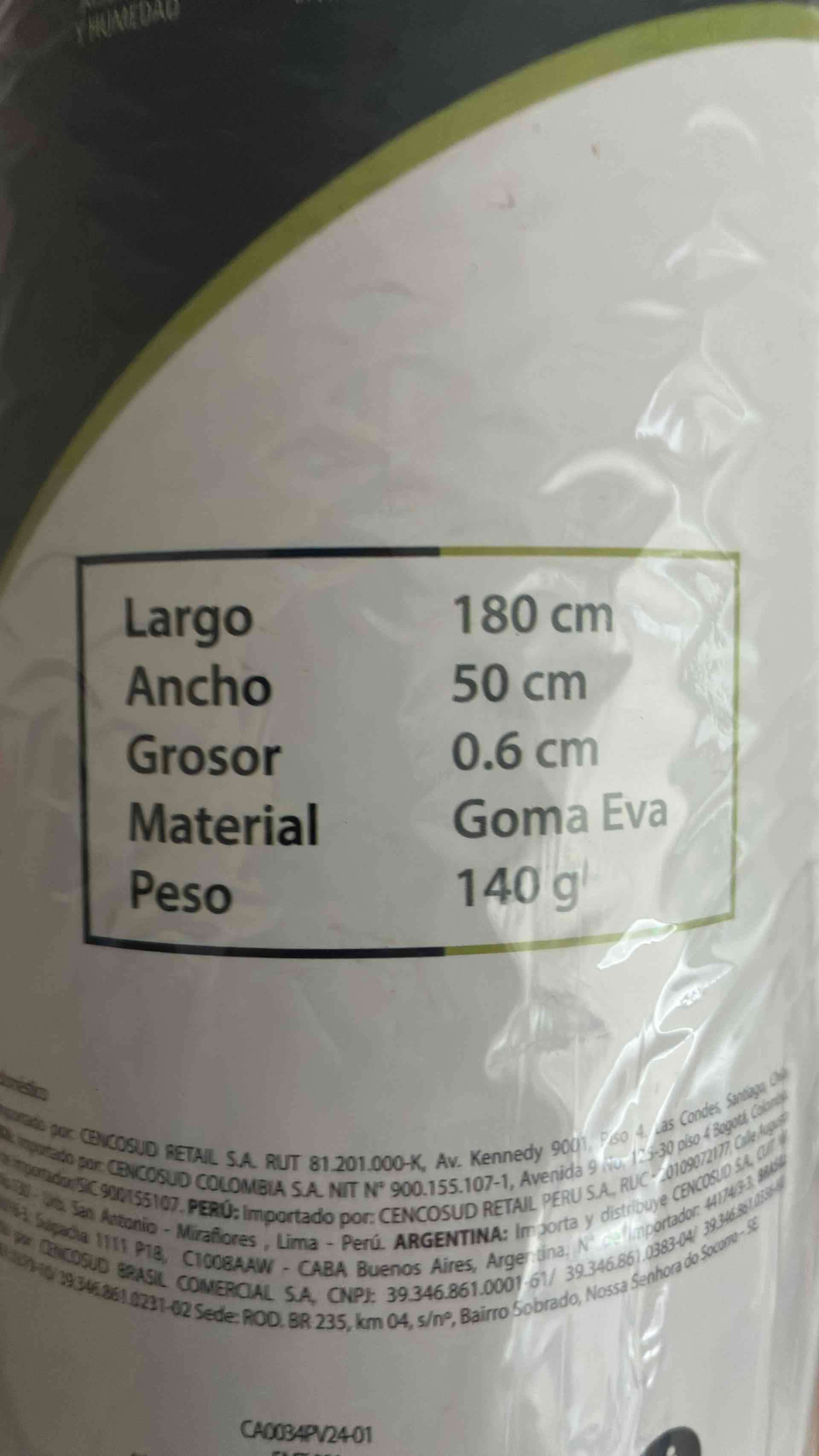 Colchoneta camping azul nueva - miniatura 3