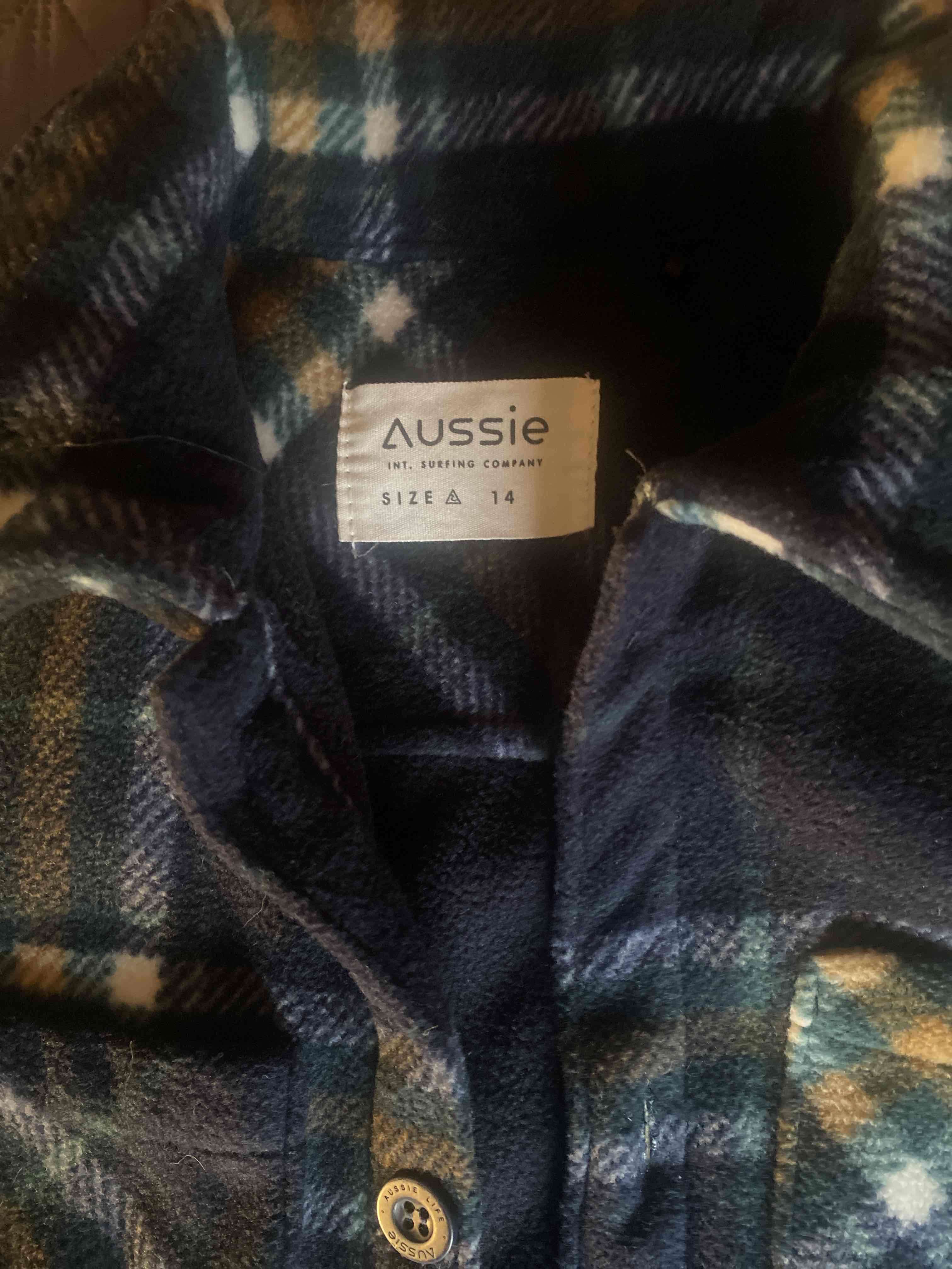 Chaqueta niño  Leñador azul marino Aussie Talla 14 - miniatura 2