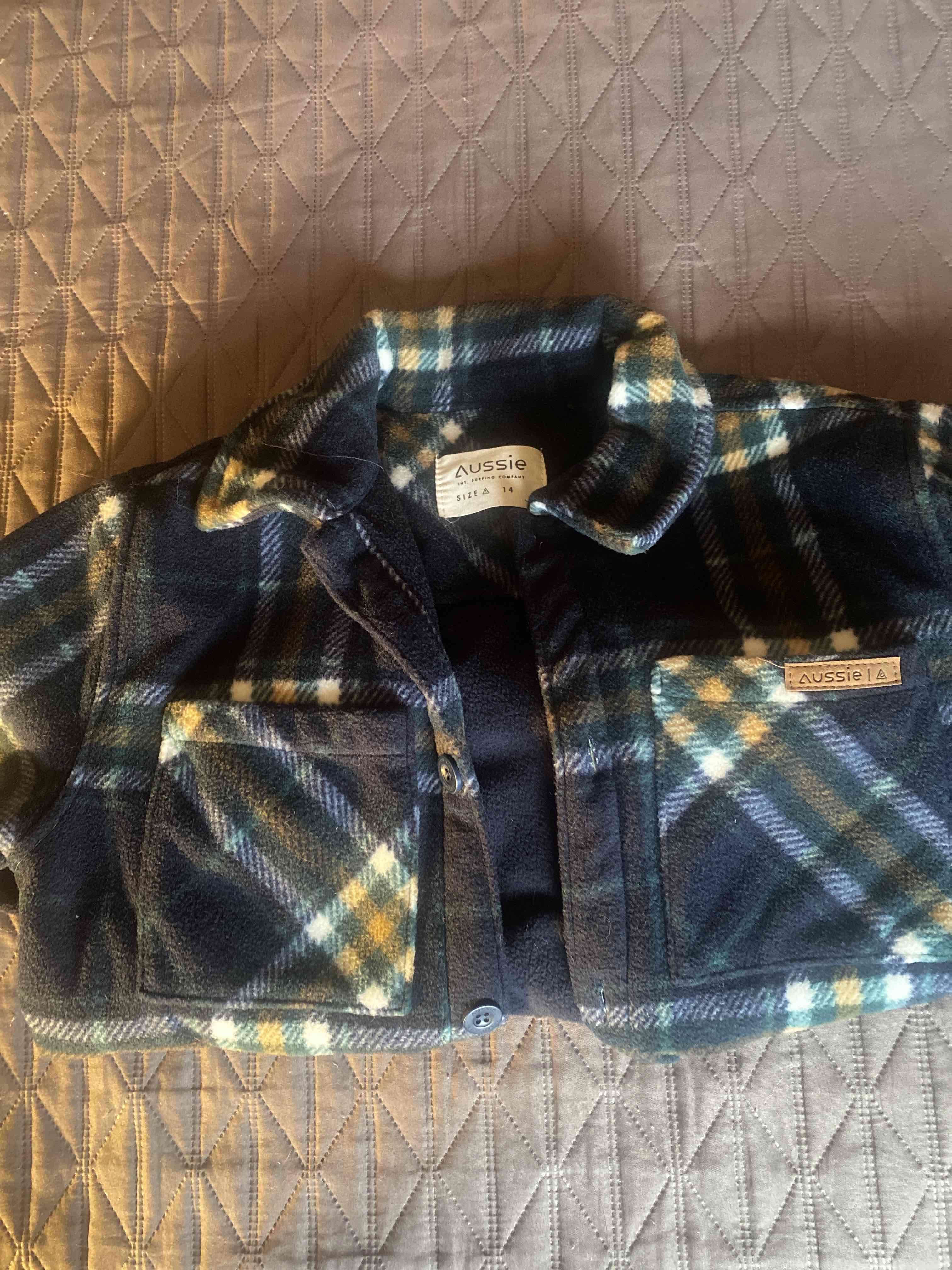 Chaqueta niño  Leñador azul marino Aussie Talla 14 - miniatura 5