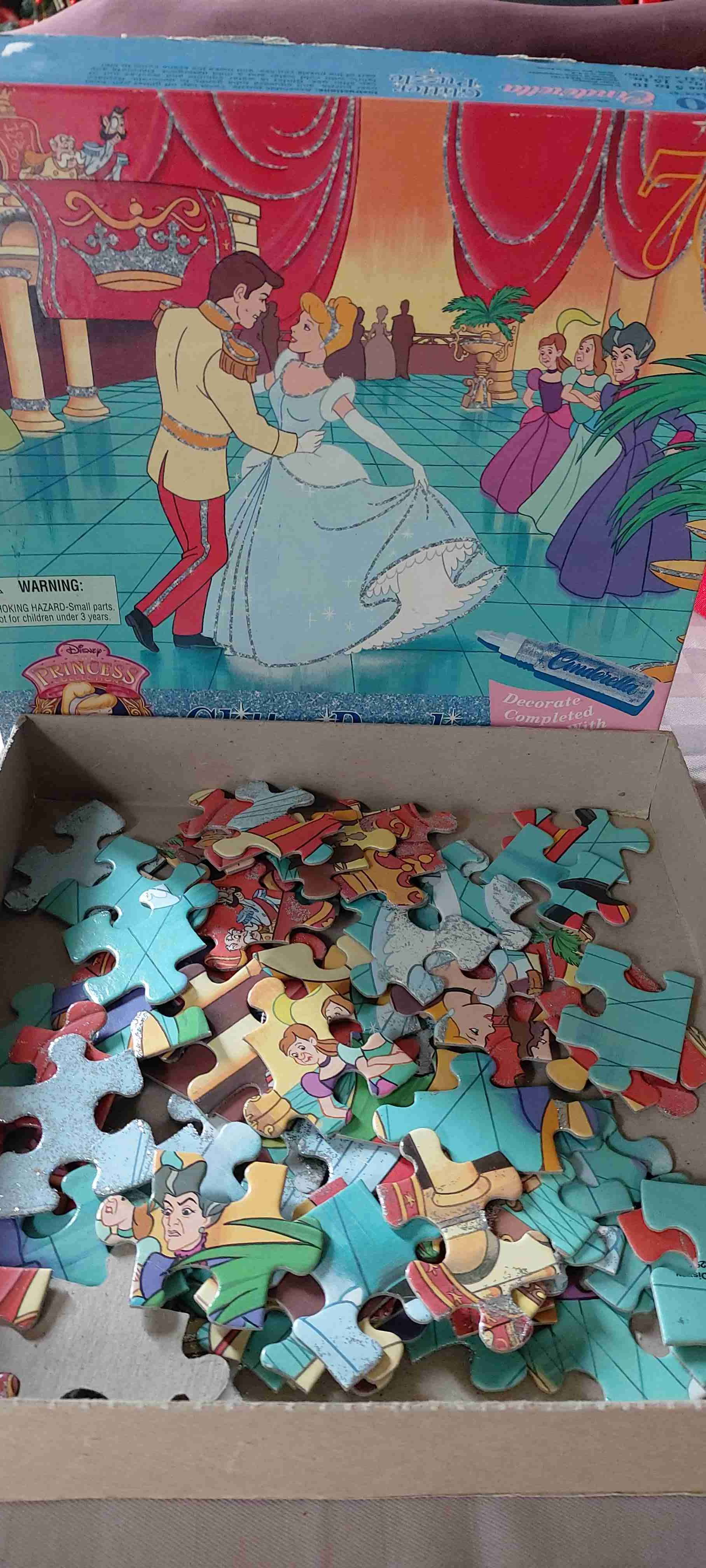 Rompecabezas y libro de La Cenicienta - miniatura 5