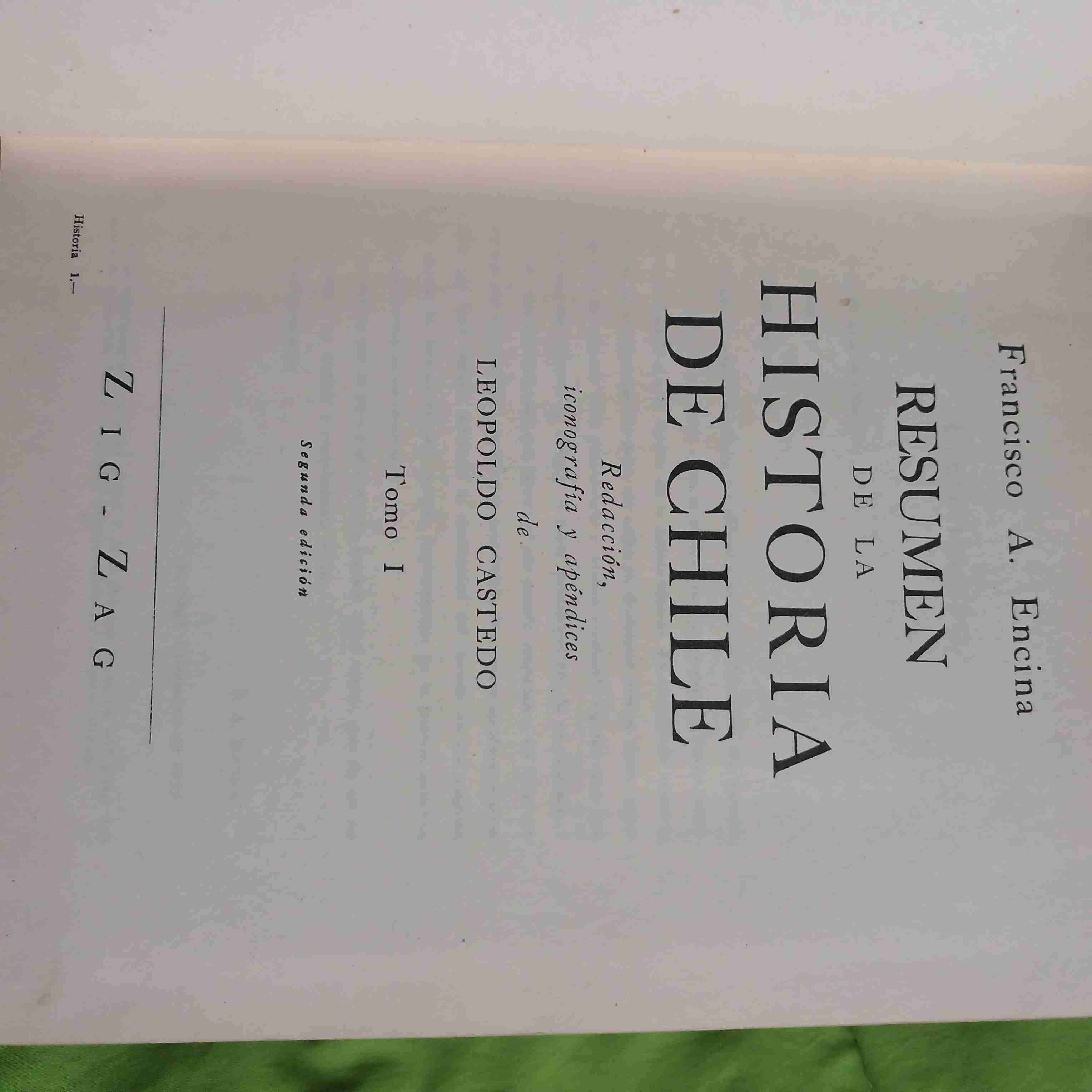 Libros Historia de Chile Encia-Castaeda 1956 - miniatura 5