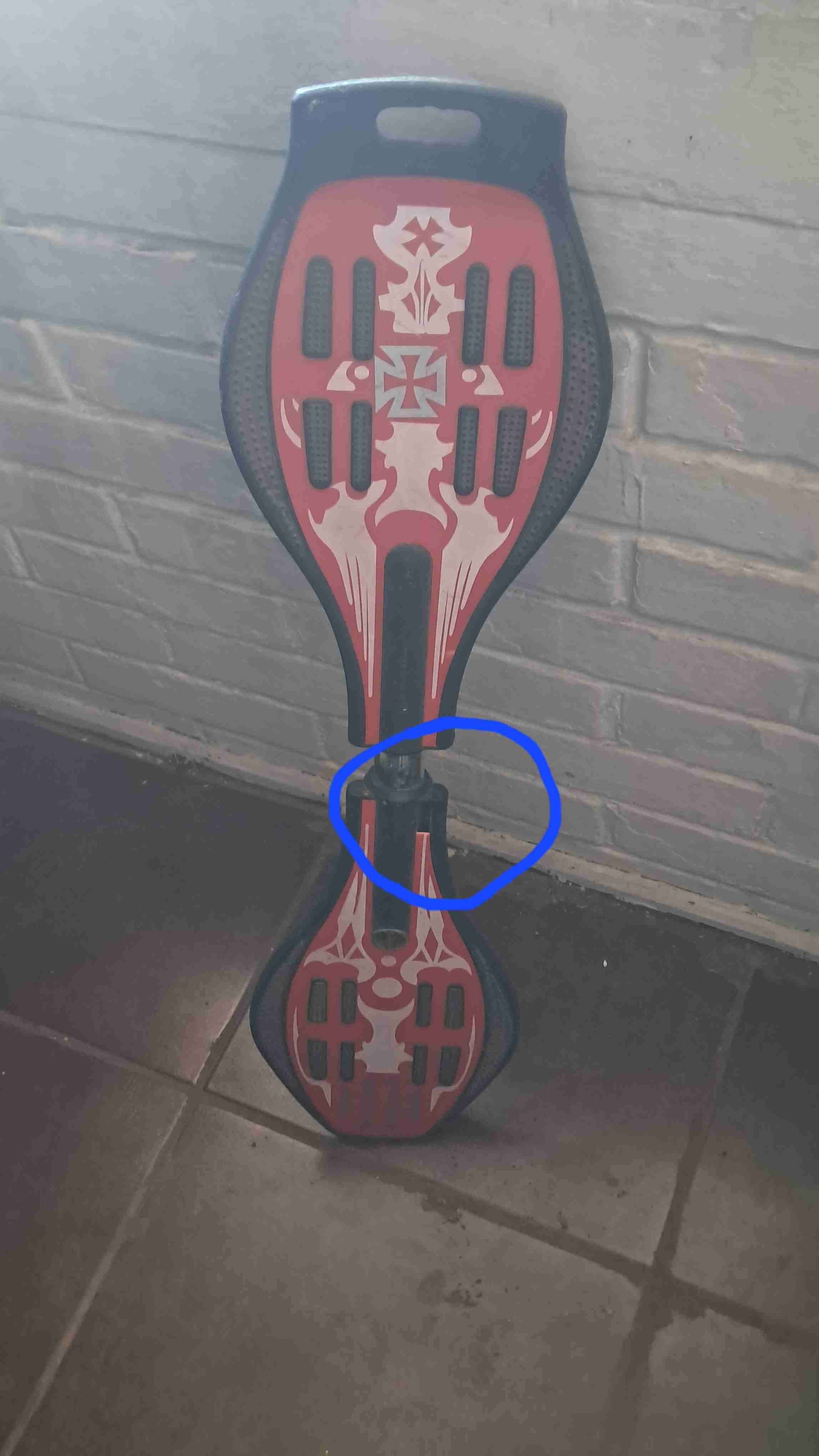 Waveboard rojo en buen estado