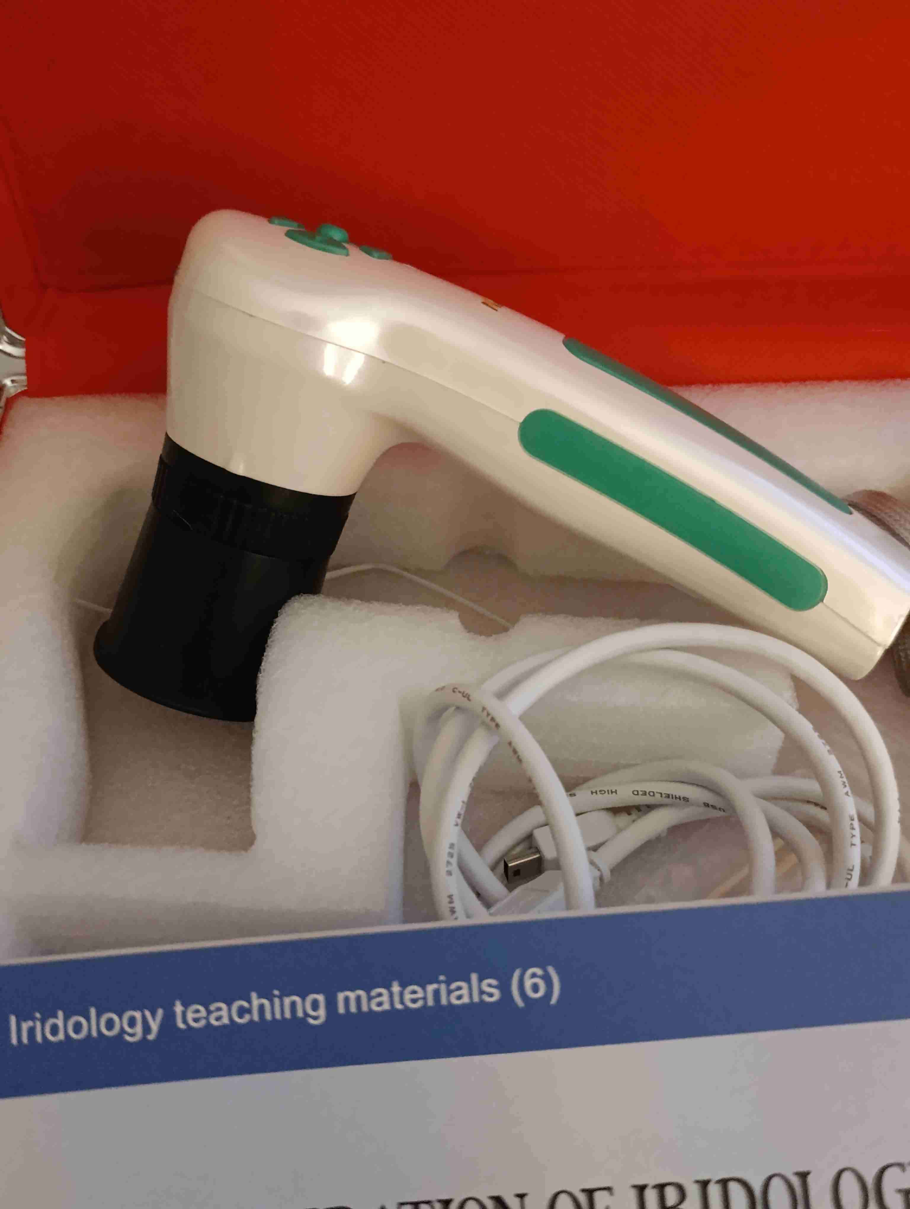 Cámara para iridología portátil