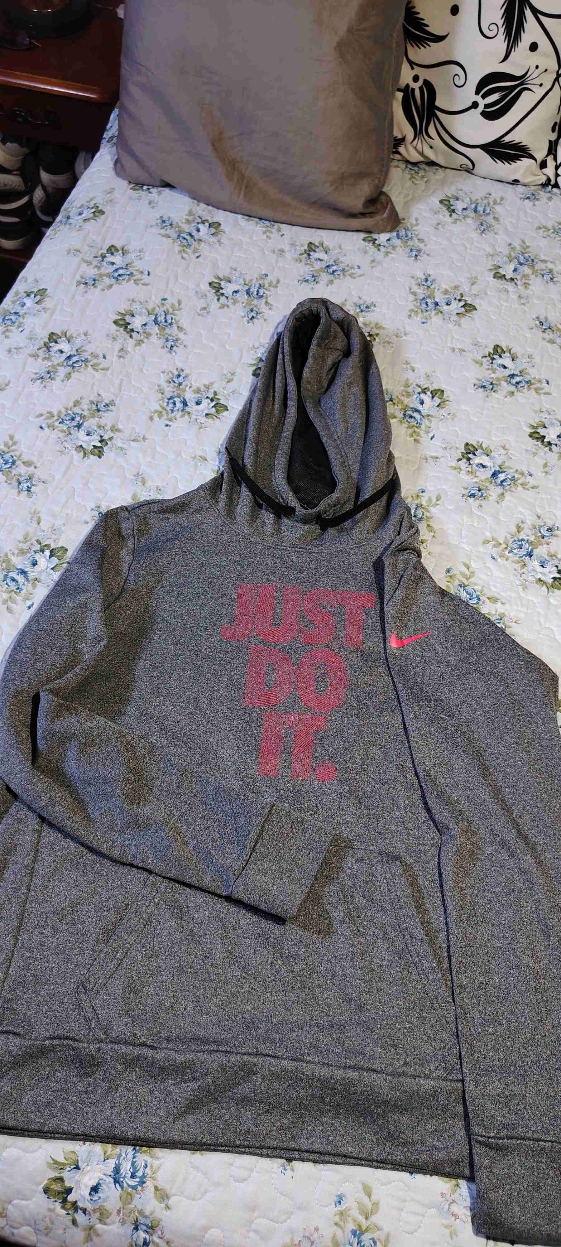 Polerón gris con capucha 'Just Do It' nike - miniatura 2