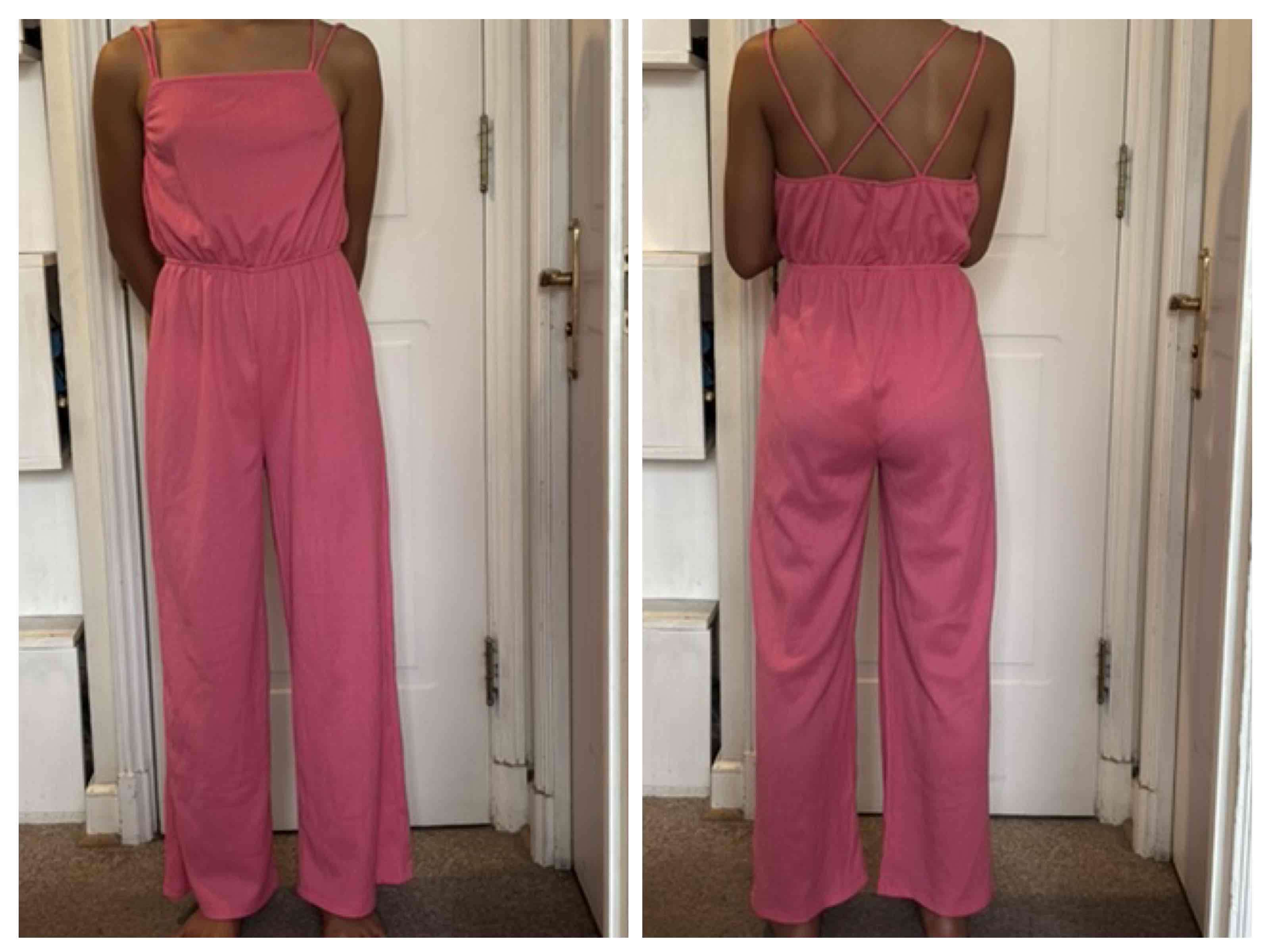 Enterito rosa con tirante Niña