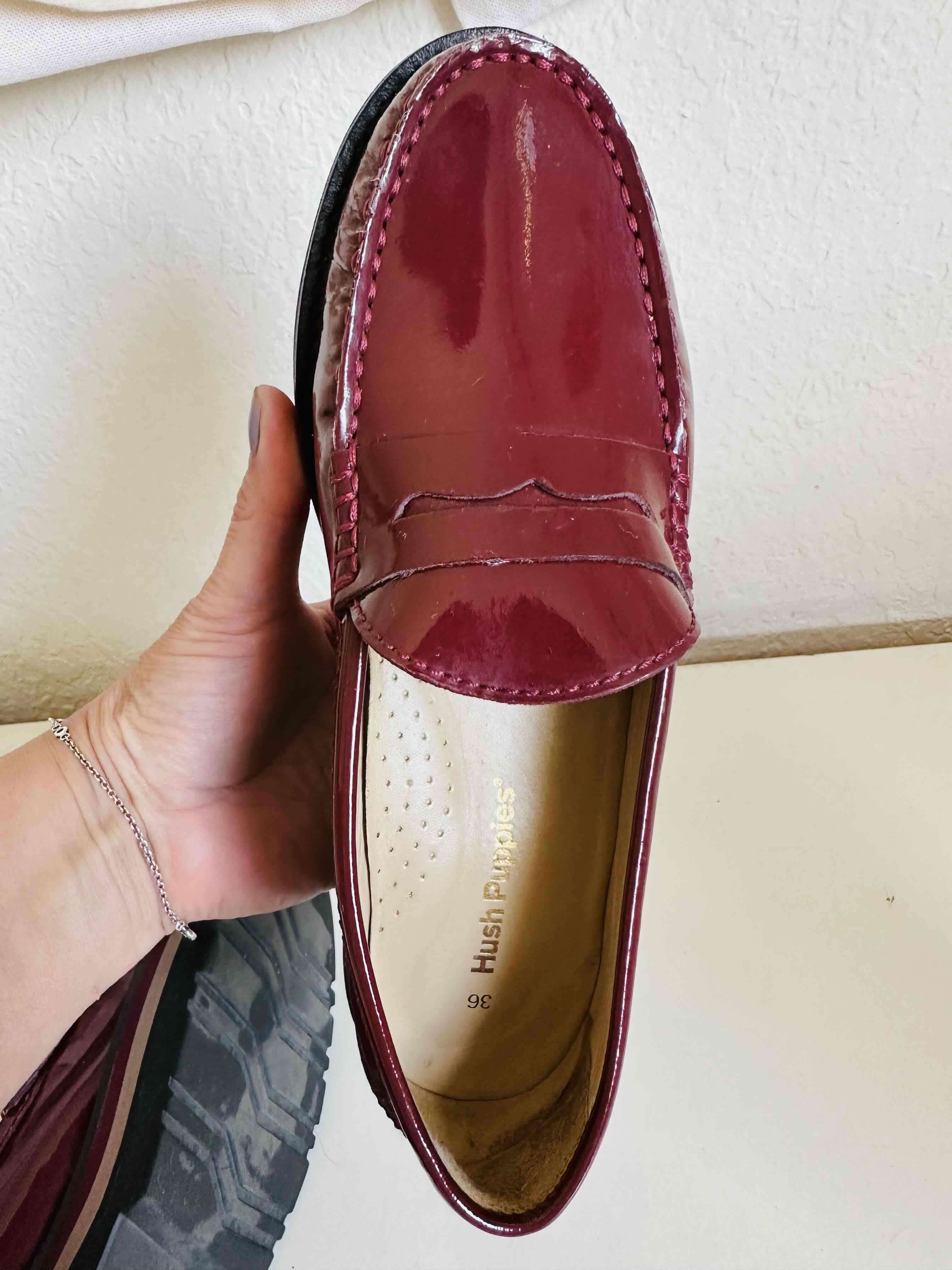 Zapatos mocasines burdeos - miniatura 3